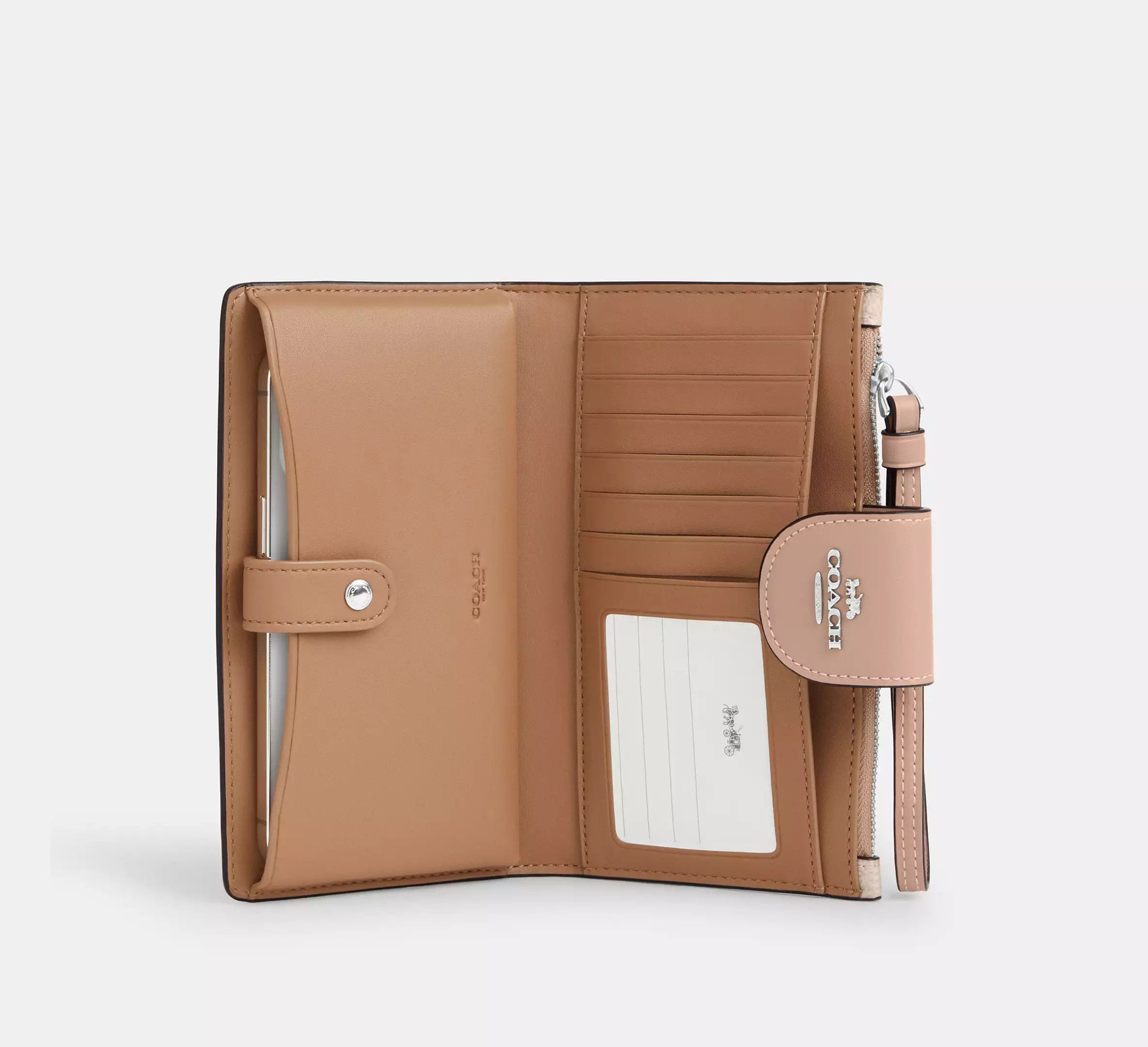 Coach Phone Wallet In Signature Canvas CW780 Size ONE SIZE - 4 Thumbnail