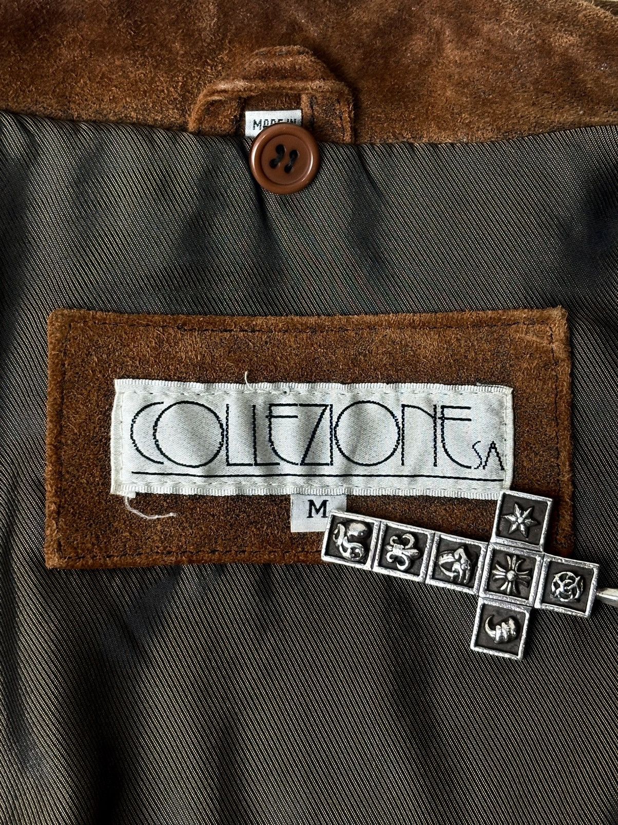 Genuine Leather Collezione Distressed Suede Leather Jacket Size US M / EU 48-50 / 2 - 13 Thumbnail