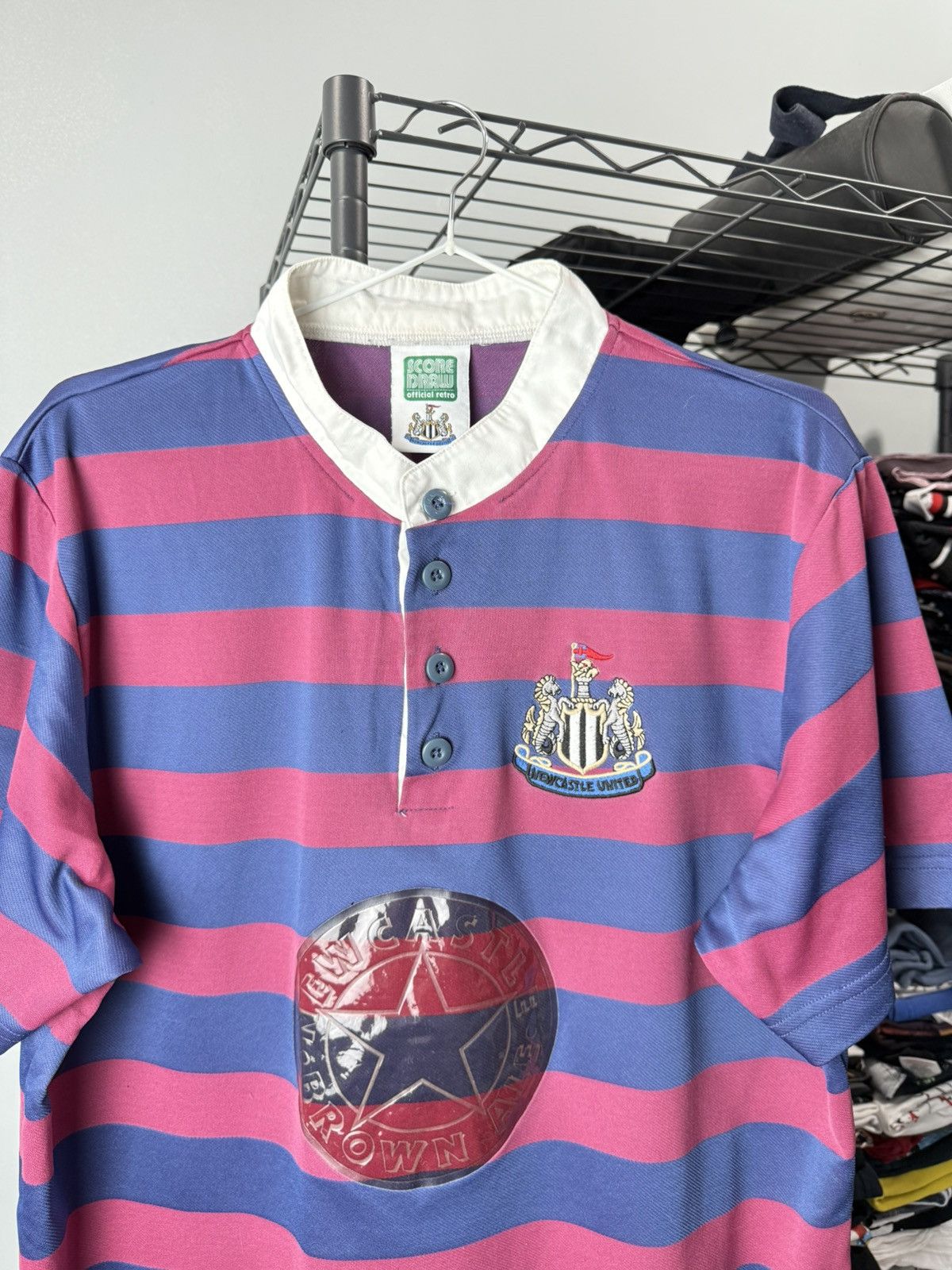 Vintage Vintage 1996 New Castle United Polo Shirt Jersey Football Size US L / EU 52-54 / 3 - 2 Thumbnail