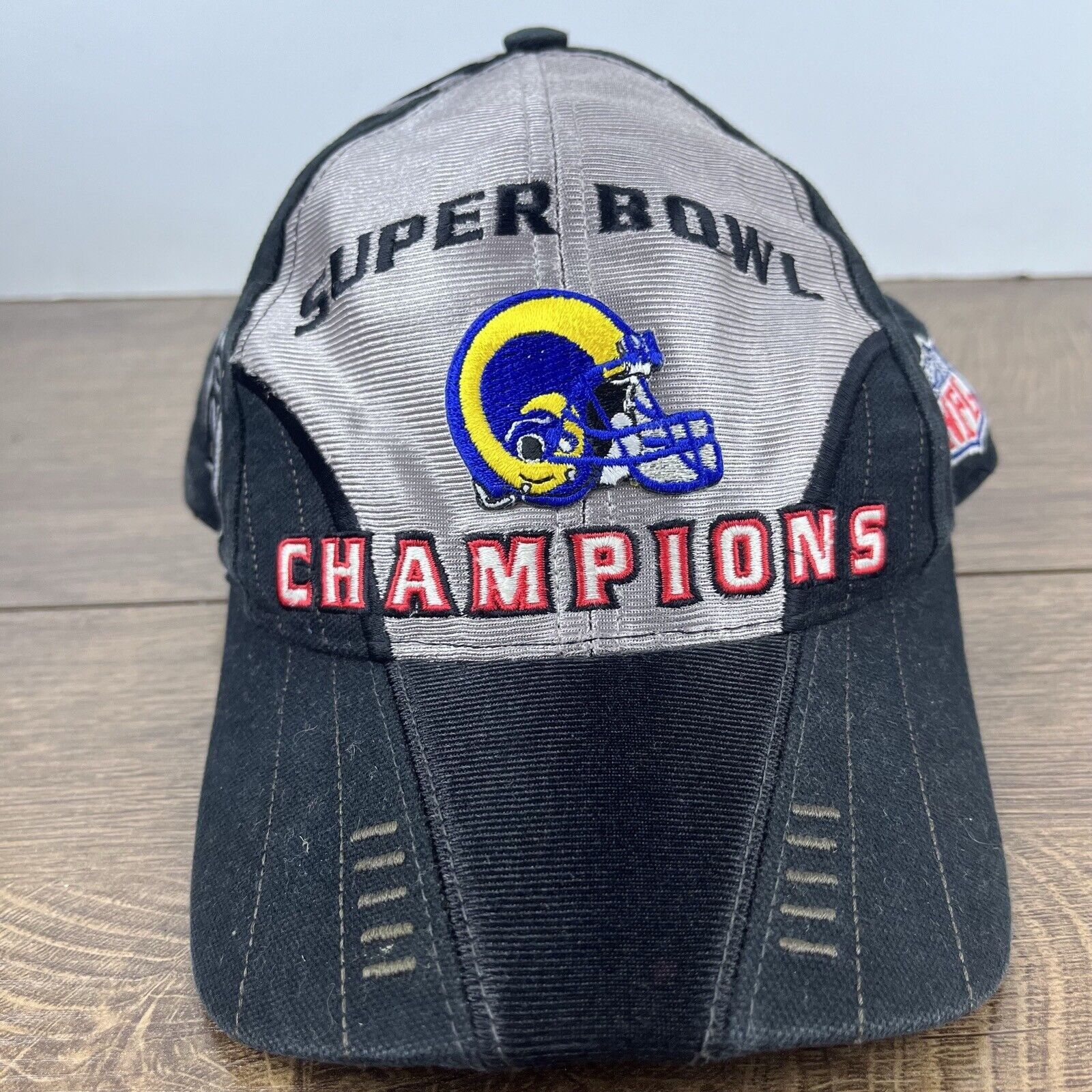 Other Vintage St. Louis Rams Hat Gray Cap Adjustable Gray Super Bo Size ONE SIZE - 3 Thumbnail
