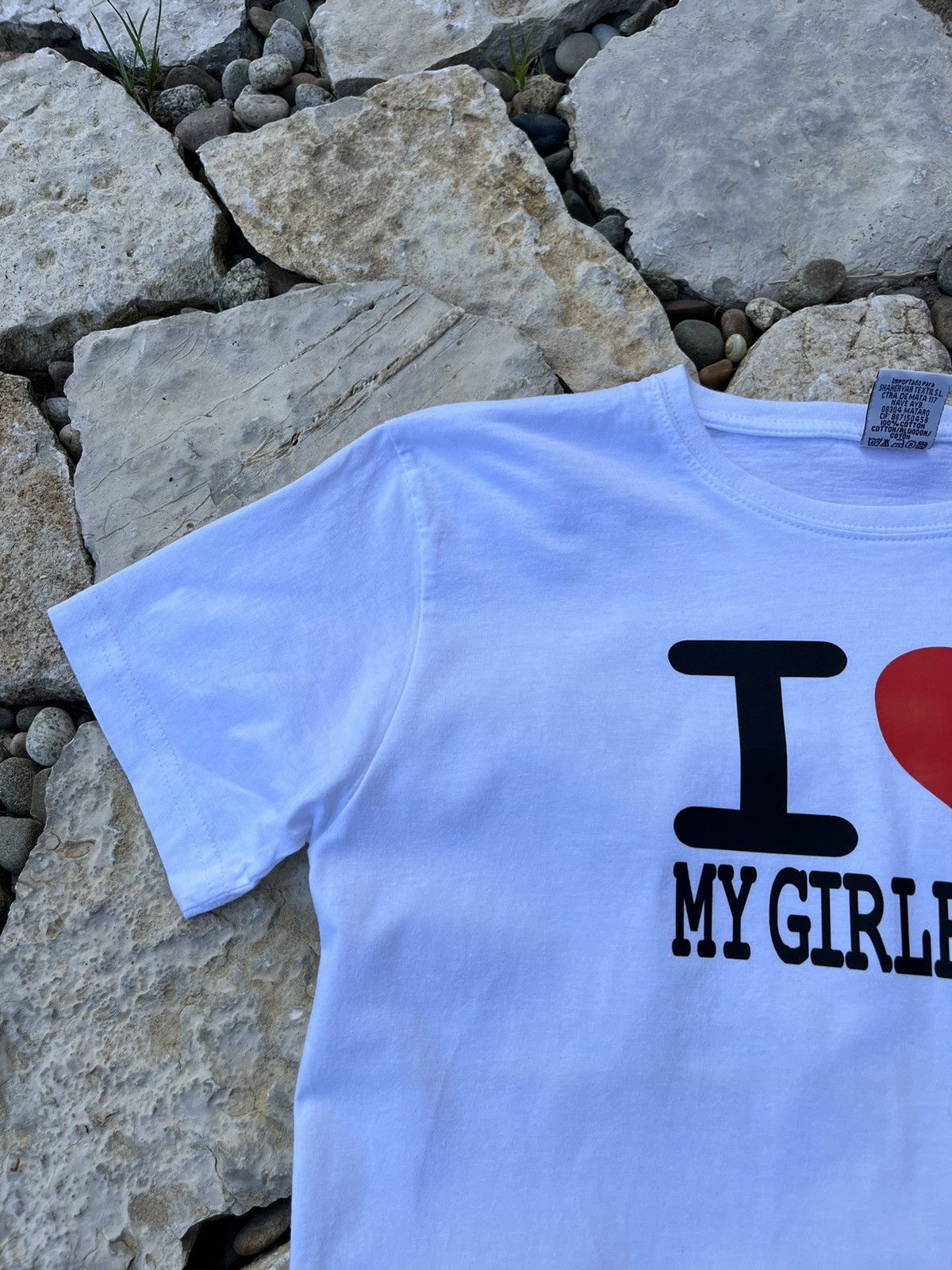 Vintage Vintage y2k I love <3 my girlfriend gf heart love tee tshirt Size US M / EU 48-50 / 2 - 4 Thumbnail