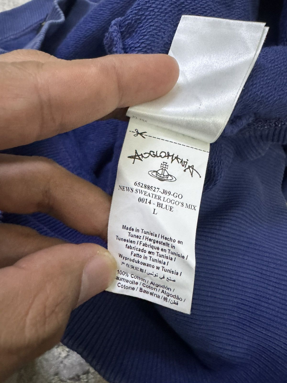 Vivienne Westwood VIVIENNE WESTWOOD ANGLOMANIA CREWNECK JUMPER SEEATSHIRT Size US L / EU 52-54 / 3 - 8 Thumbnail