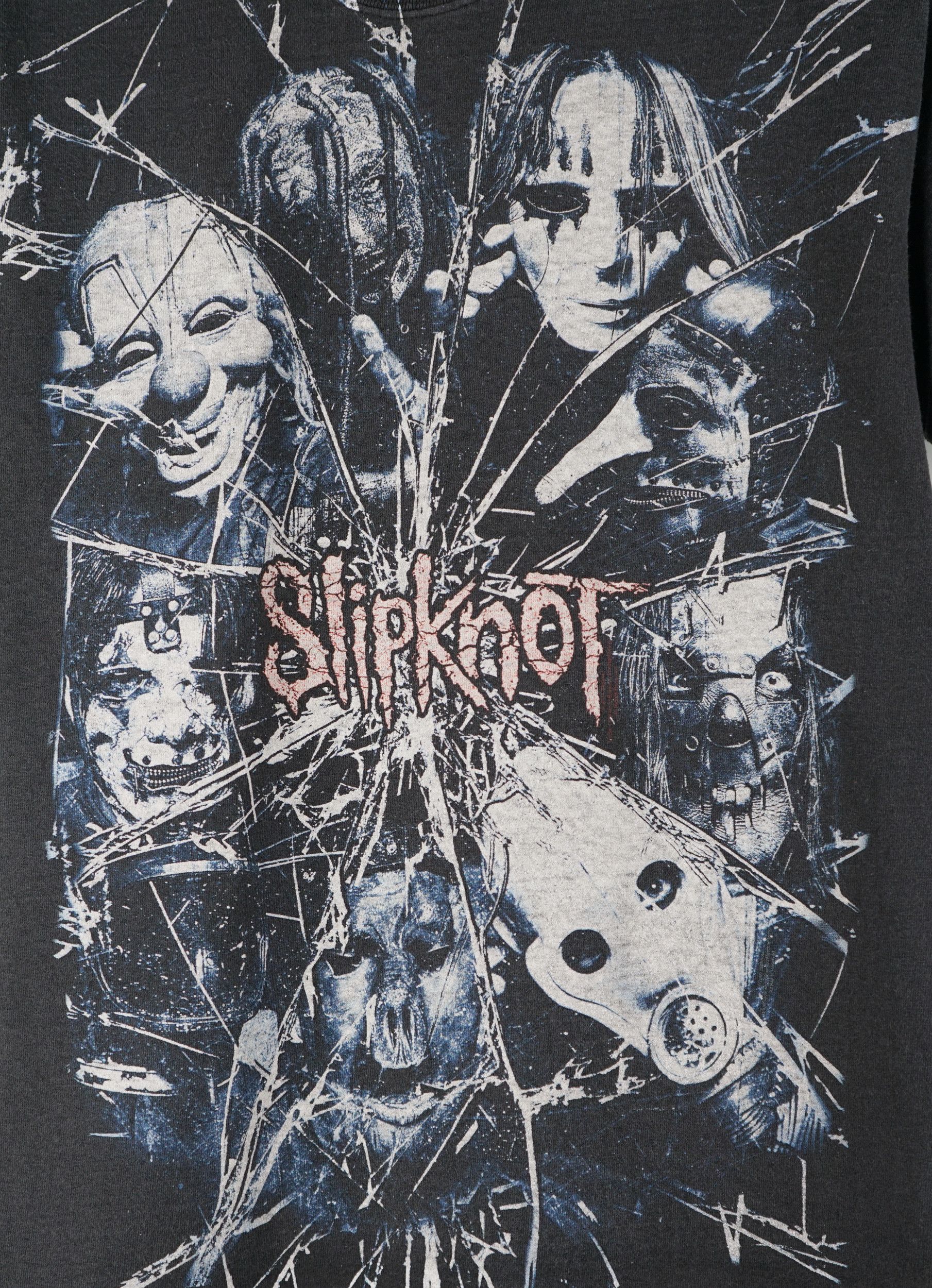 Band Tees × Vintage Vintage 2000s Slipknot All Over Print T-Shirt Size US S / EU 44-46 / 1 - 2 Thumbnail