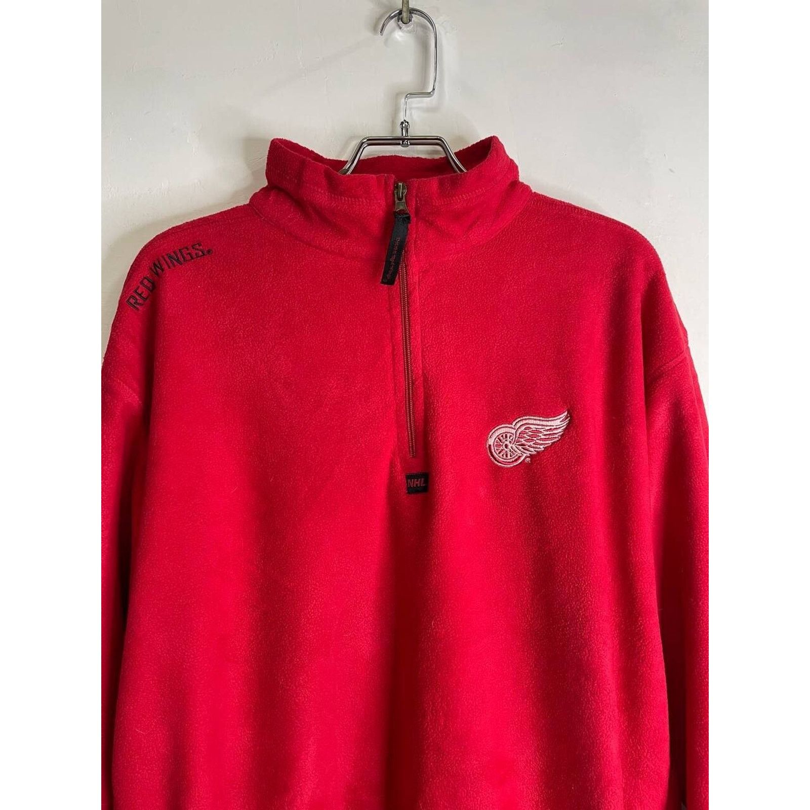 Majestic Vintage Majestic NHL Detroit Wings Fleece Pullover Size XL Size US XL / EU 56 / 4 - 2 Thumbnail