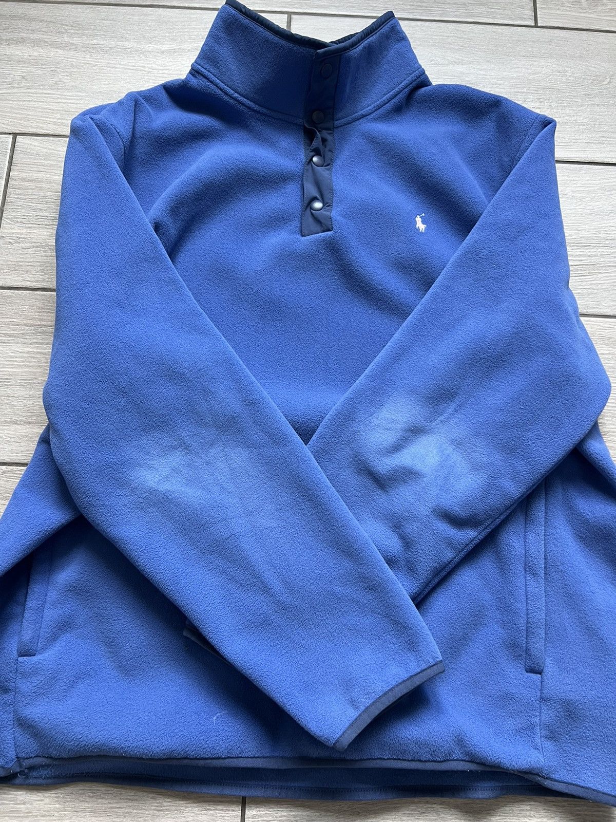 Polo Ralph Lauren Polo Ralph Lauren Fleece Zip Size XL Blue Size US XL / EU 56 / 4 - 13 Thumbnail