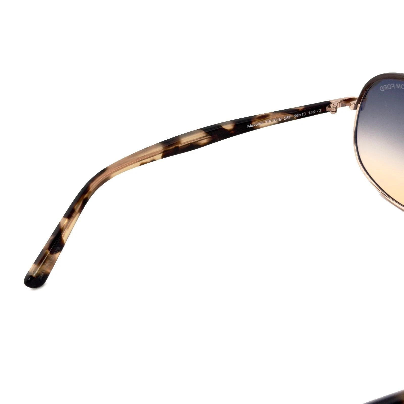 Tom Ford TOM FORD MAXWELL TF1019 28F Aviator Sunglass 1019 FT1019 Size ONE SIZE - 8 Thumbnail
