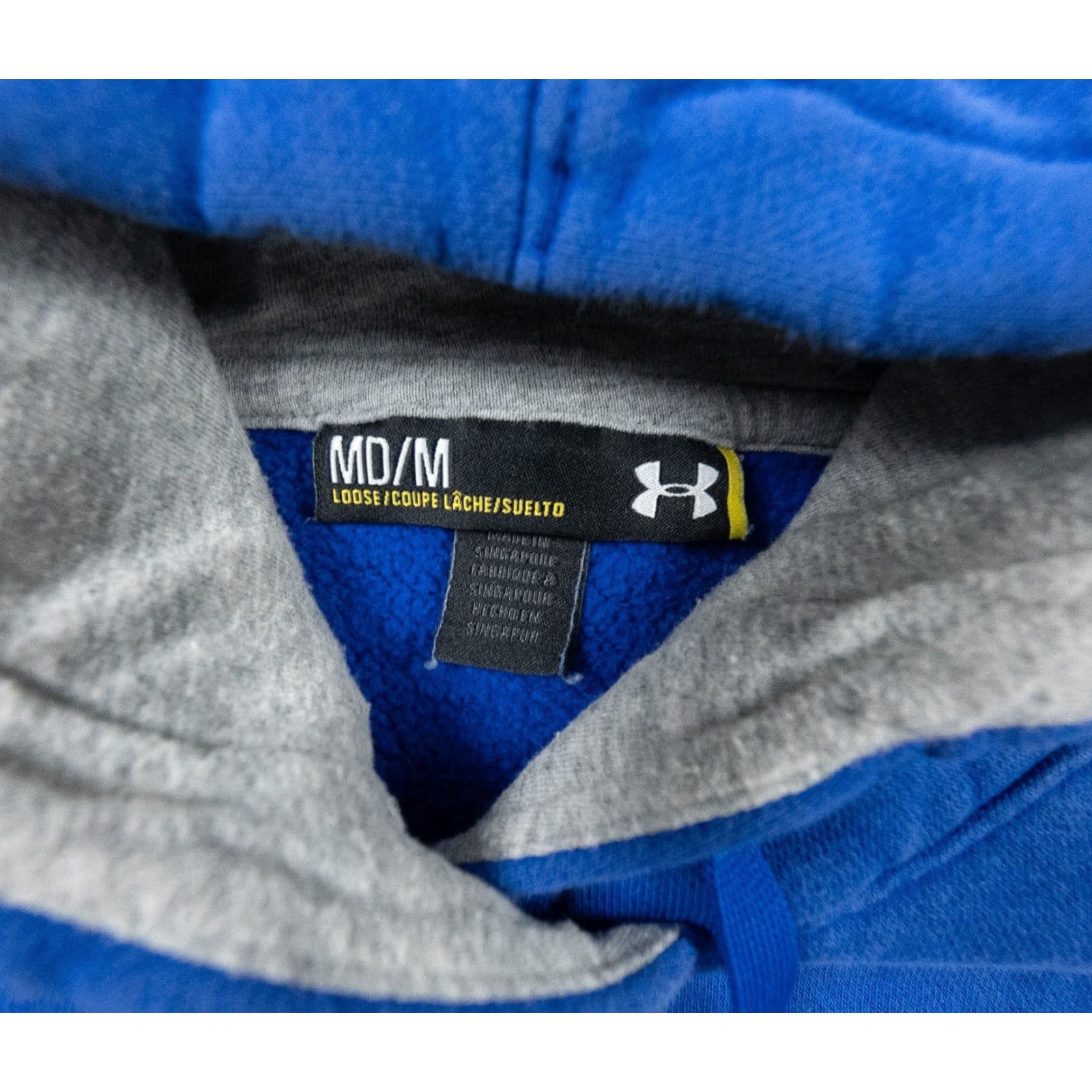 Under Armour VINTAGE Under Armour Hoodie Shirt Adult Medium Gray Embroidered Logo 90s Event? Size US M / EU 48-50 / 2 - 7 Thumbnail