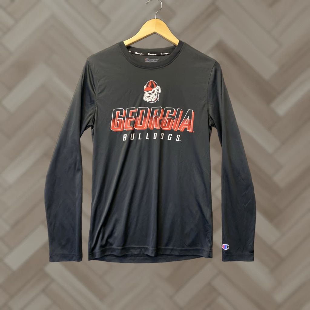 Champion Georgia Bulldogs Champion Shirt Mens S Black Long Sleeve College T-Shirt Size US S / EU 44-46 / 1 - 1 Thumbnail