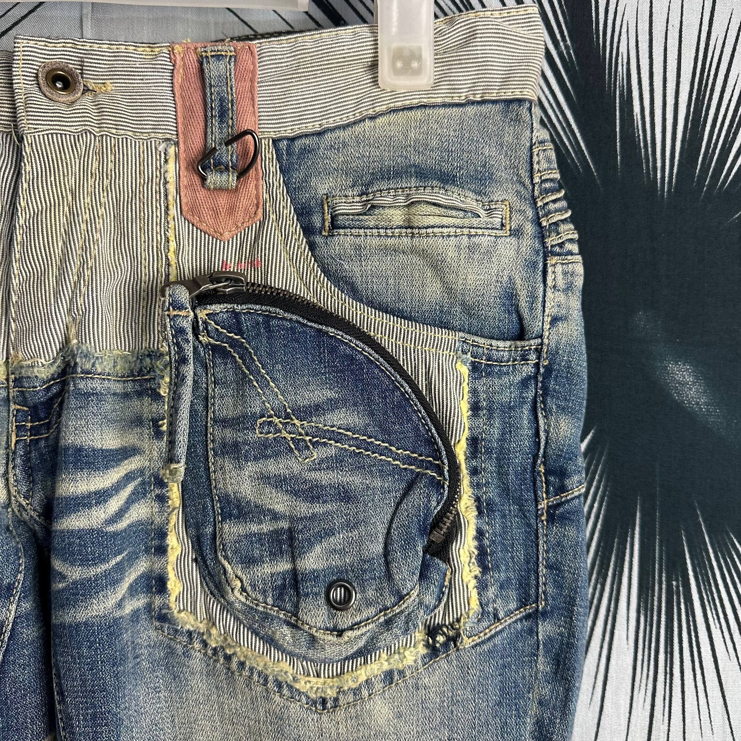 PPFM 2000s PPFM Eastern Rock Punk Denim Jeans Size US 32 / EU 48 - 9 Thumbnail