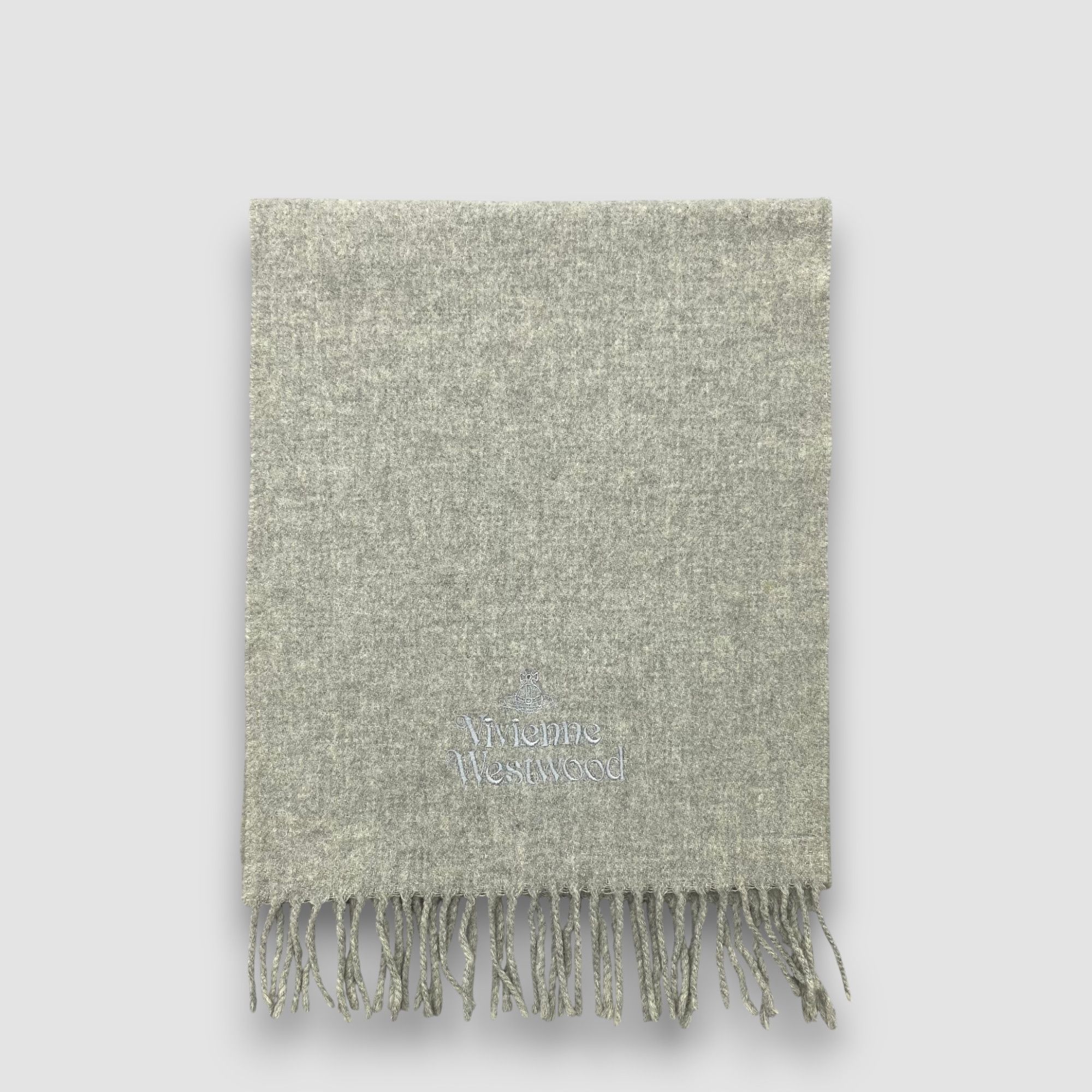 Japanese Brand Vintage Vivienne Westwood Scarf Muffler Orbs Wool Scarves Size ONE SIZE - 2 Thumbnail