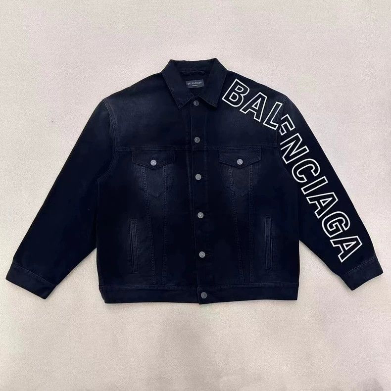 Balenciaga Balenciaga Qilin Arm denim jacket Size US M / EU 48-50 / 2 - 1 Thumbnail