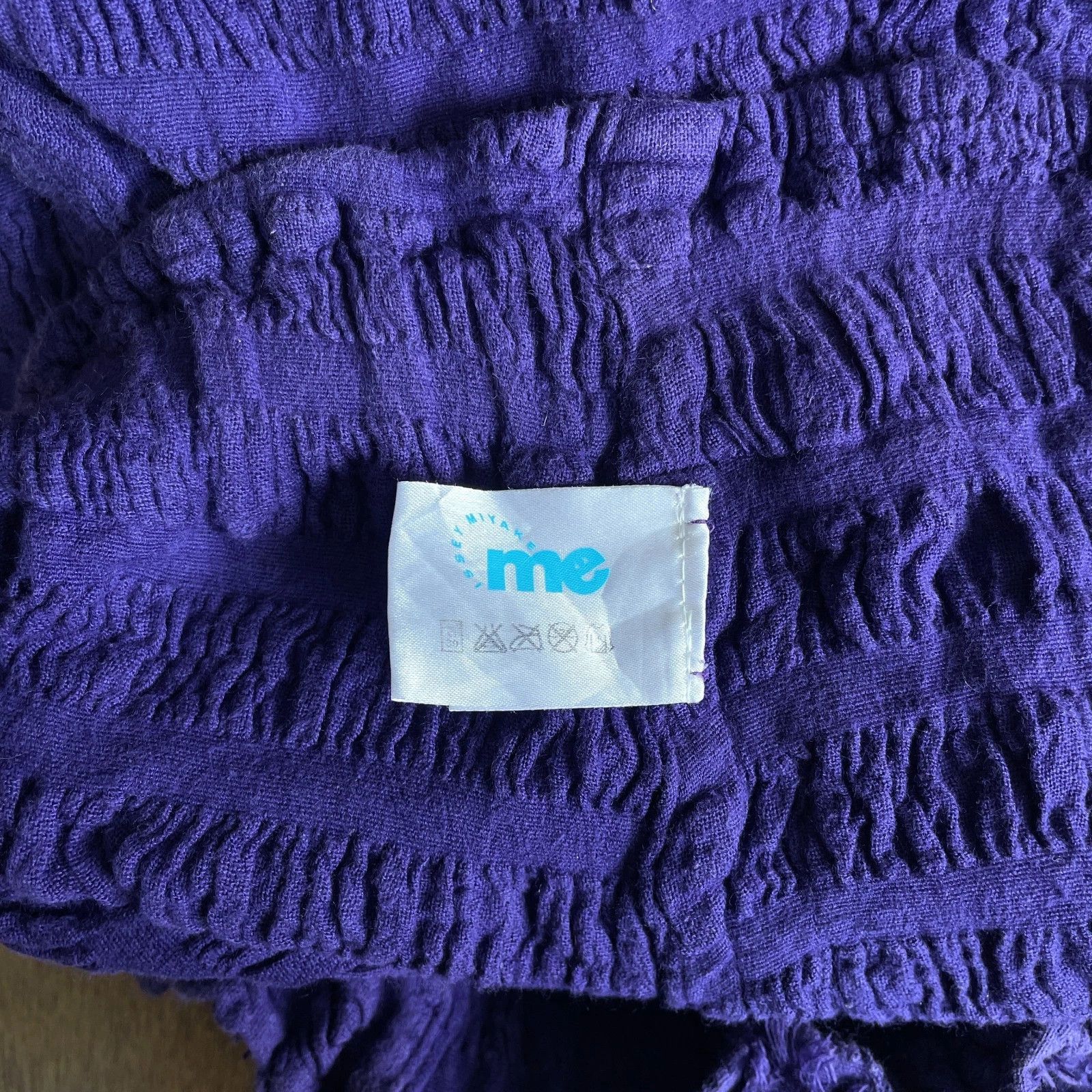Issey Miyake ISSEY MIYAKE Me Deep Purple Jort Pants Size US 26 / EU 42 - 3 Thumbnail