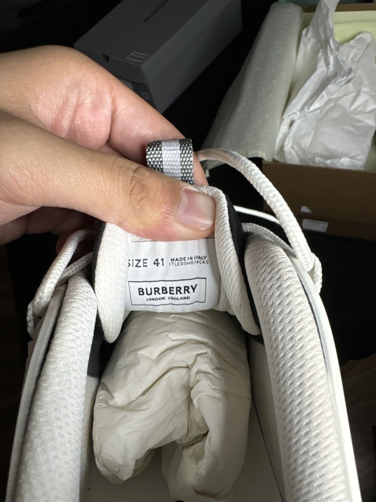 Burberry Arthur Chunky Low-Top Sneakers size 41/ 8 us Size US 8 / EU 41 - 8 Thumbnail