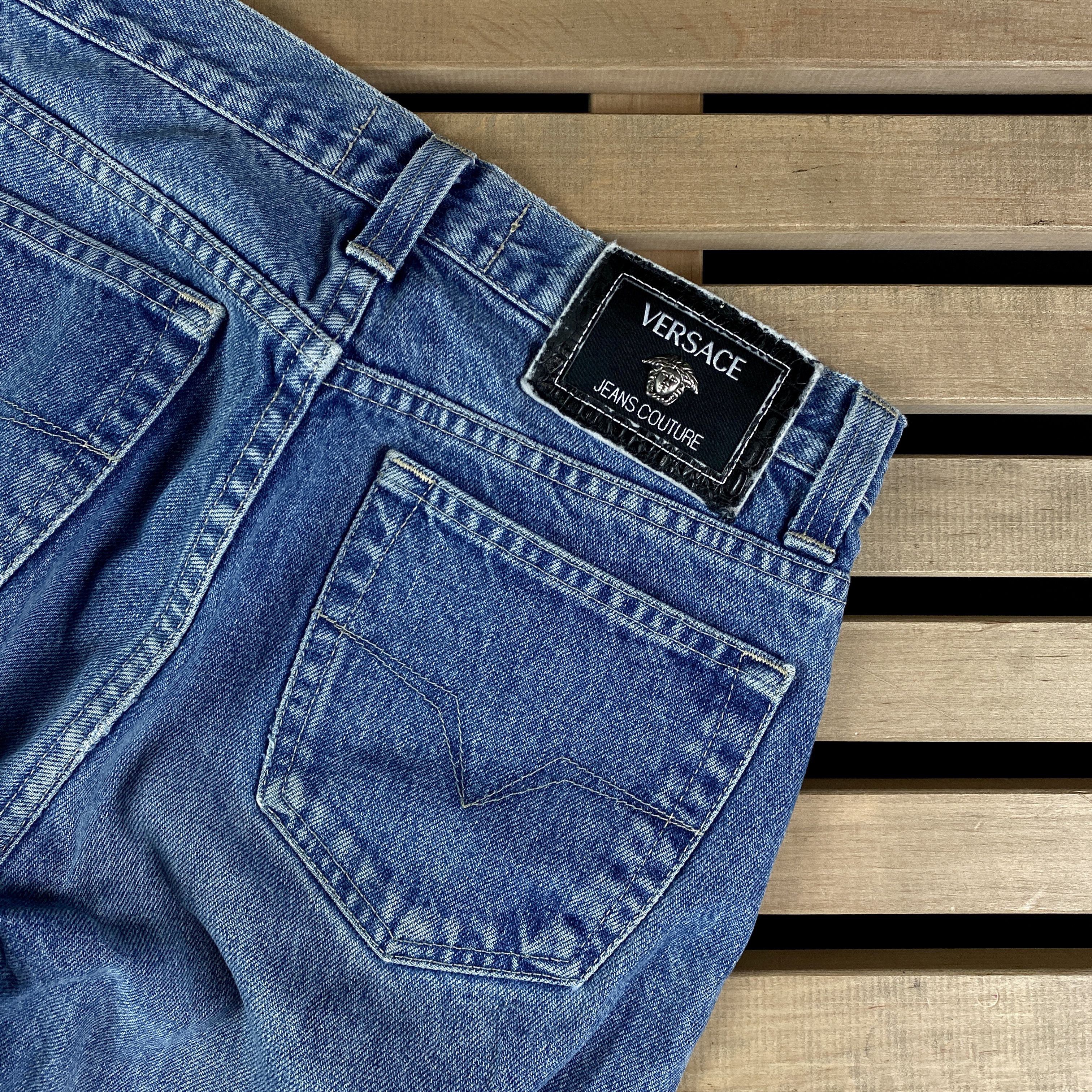 Versace × Versace Jeans Couture Womens Denim Pants Versace Jeans Couture Size 27 Size 27" / US 4 / IT 40 - 5 Thumbnail