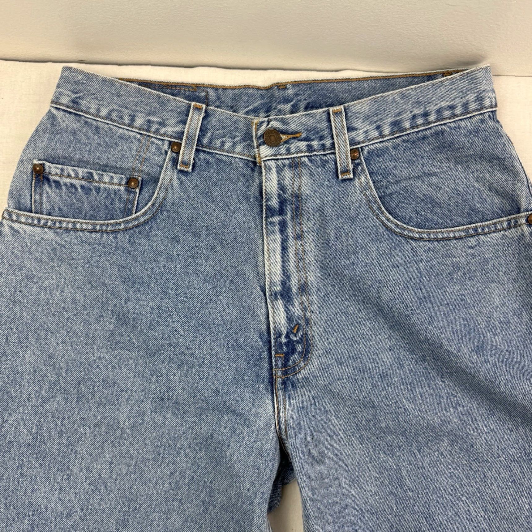 Levi's VINTAGE Levi's 545 Jeans Adult 34x32 Blue Grunge 90s Y2K Brown Tab Levis 545 Jeans Mens Regular 34 Blue 90s Grunge USA Jeans Size US 34 / EU 50 - 2 Thumbnail