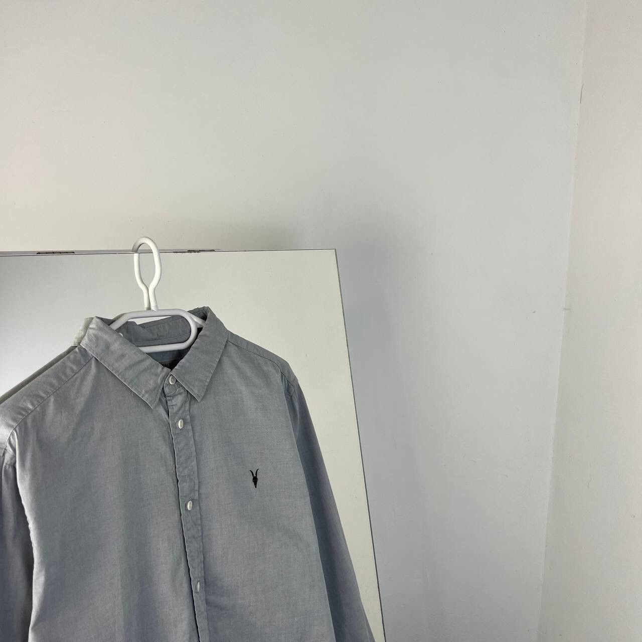 Allsaints Shirt Allsaints Button Up Y2k Luxury Mini Logo Size US M / EU 48-50 / 2 - 2 Thumbnail