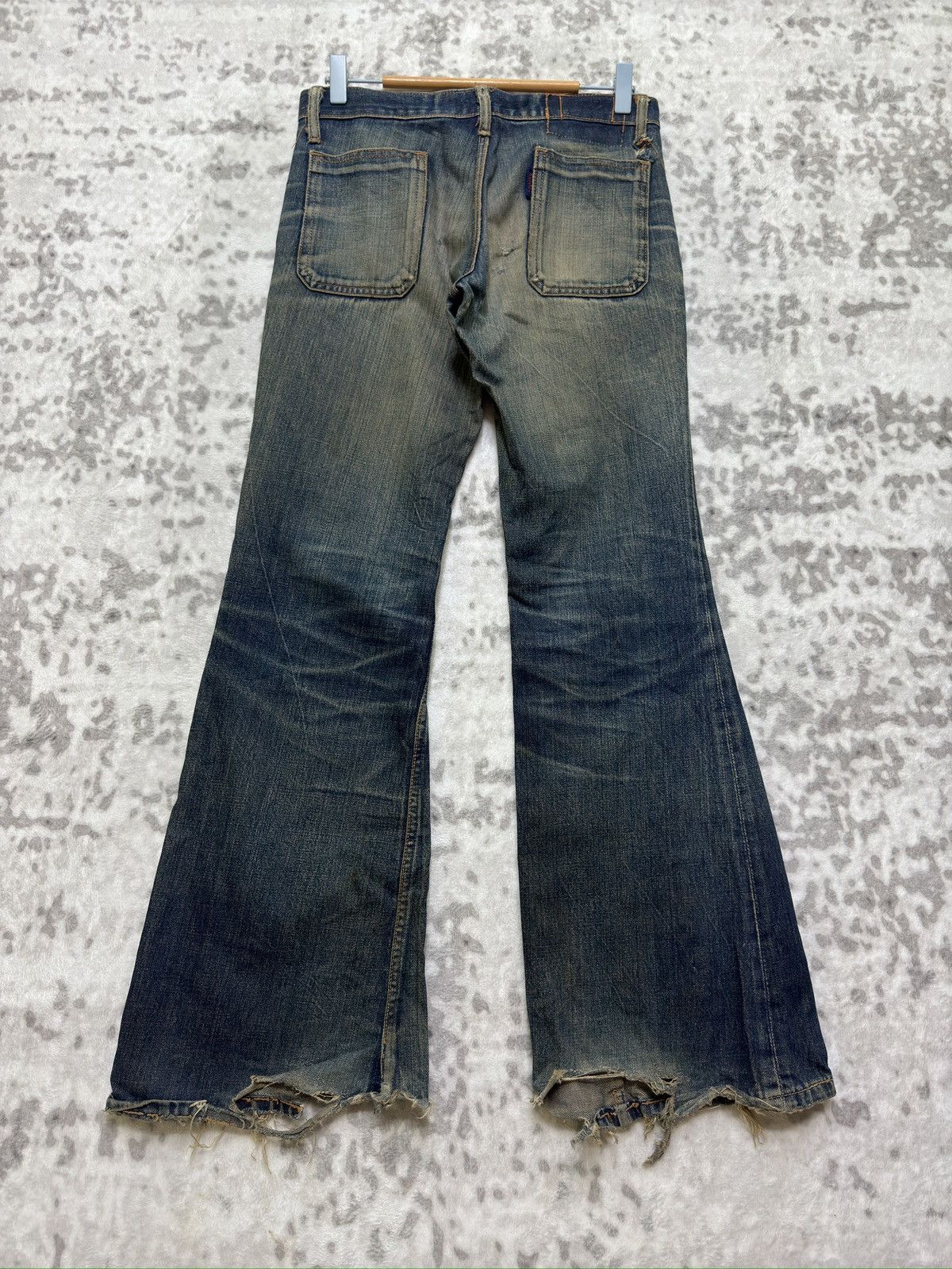 Vintage Vintage Wester Flared Bush Pant Distressed USA Workwear Size US 29 - 2 Thumbnail