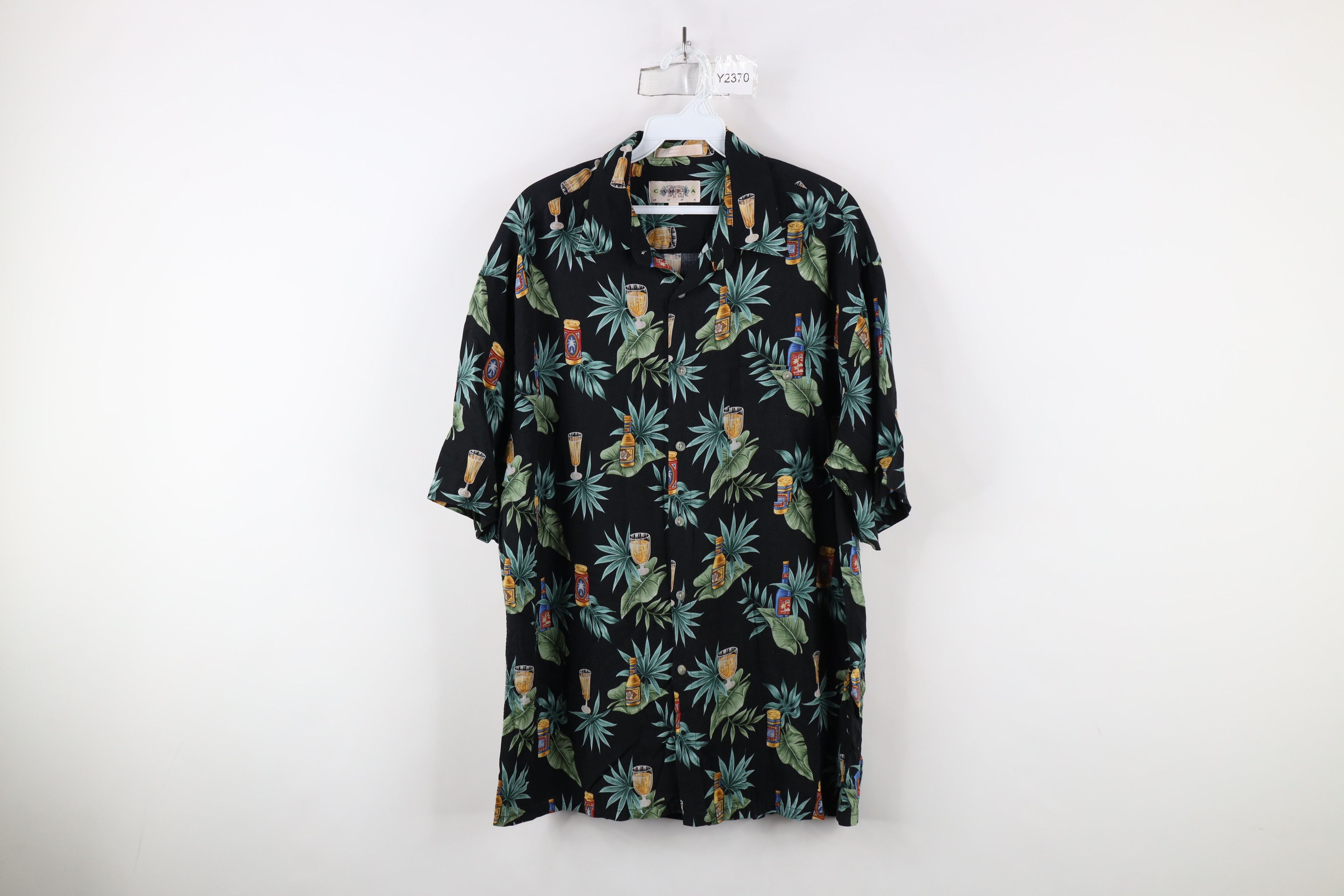 Vintage Vintage 90s Streetwear All Over Print Hawaiian Button Shirt Size US L / EU 52-54 / 3 - 1 Thumbnail
