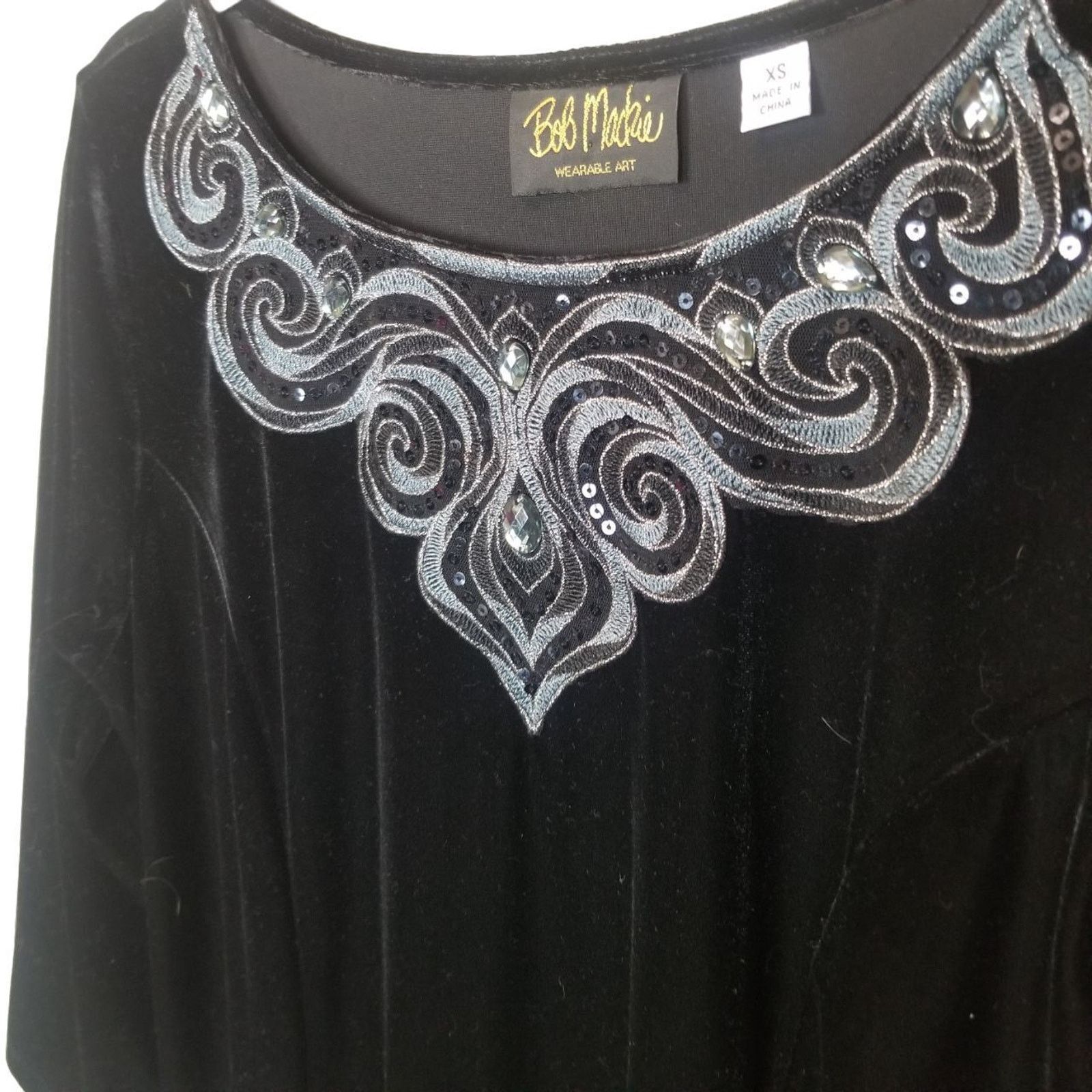 Bob Mackie Bob Mackie Velvet Maxi Dress Holiday Party Evening Size S Size S / US 4 / IT 40 - 4 Thumbnail