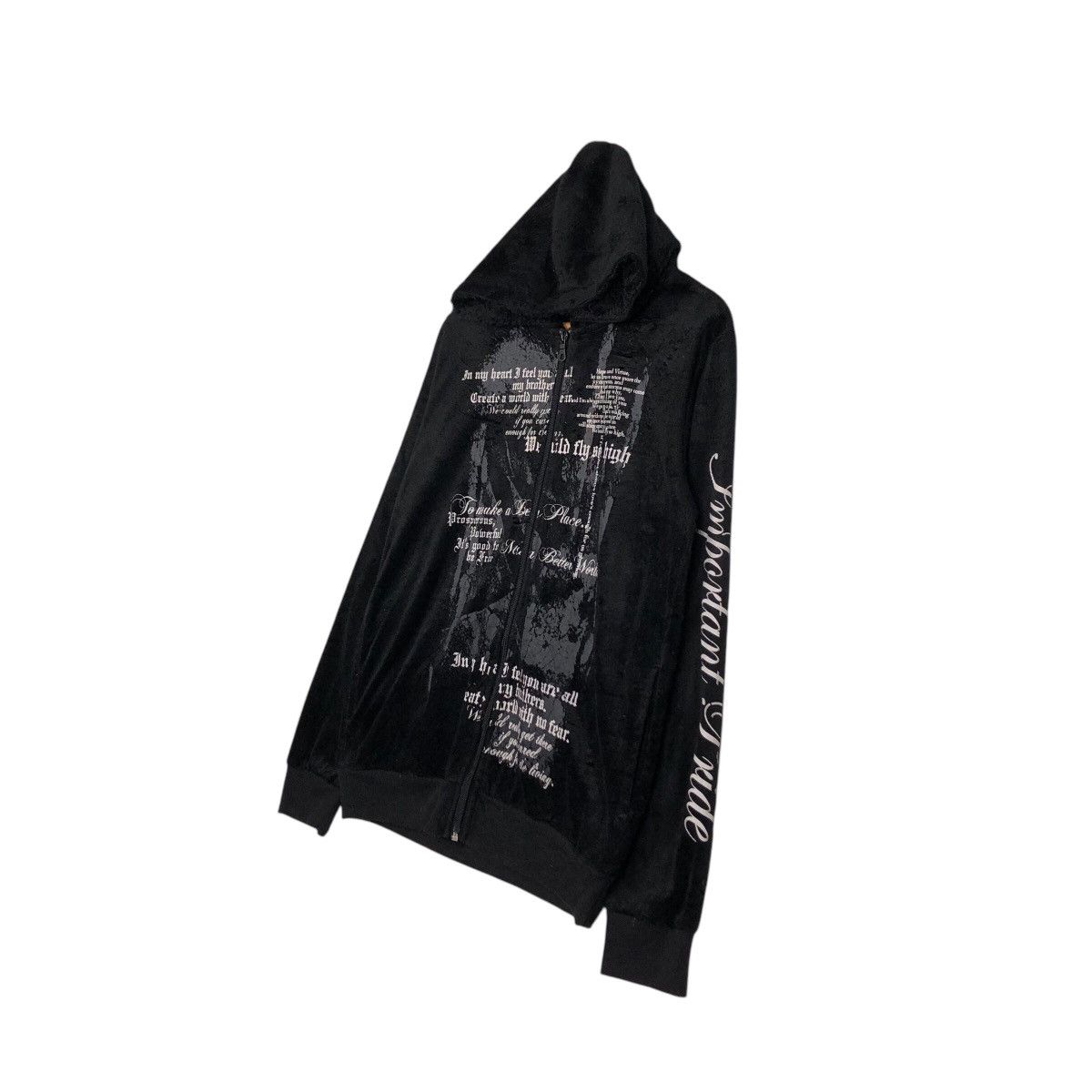 Hysteric Glamour 📌Rich Black Hoodie Zipper Jacket Spinash Punk Design Size US L / EU 52-54 / 3 - 3 Thumbnail