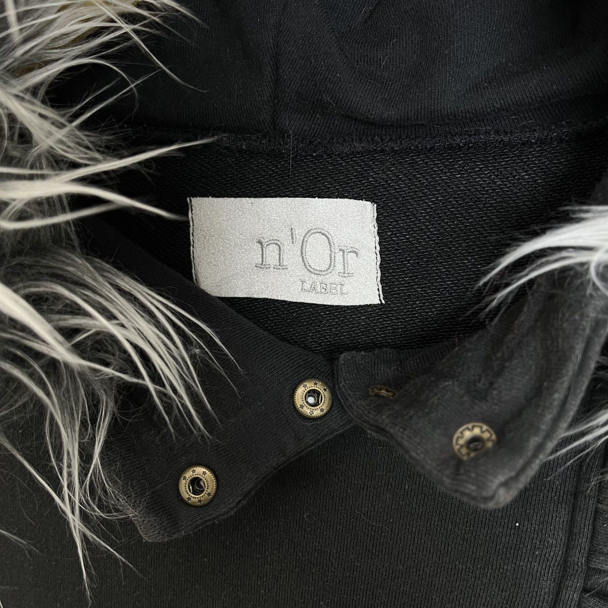 Japanese Brand Japanese n’Or Faux Fur Hoodie vkei Punk Grunge LGB style Size US L / EU 52-54 / 3 - 4 Thumbnail