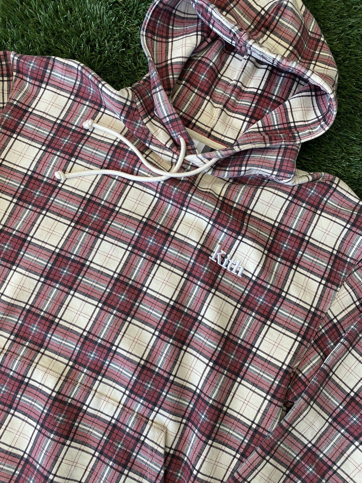 Kith plaid hoodie hotsell