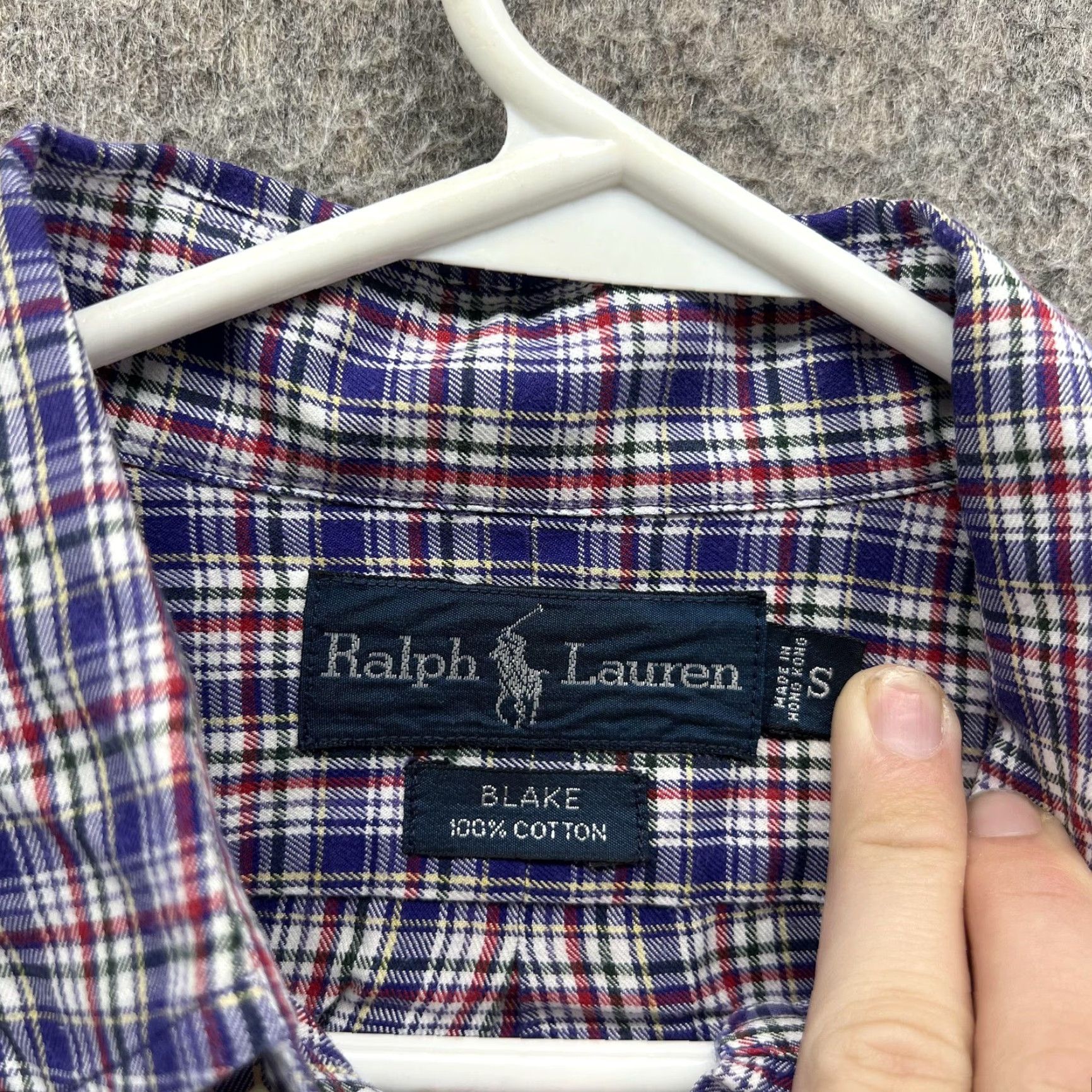 Ralph Lauren Ralph Lauren Shirt Mens Small Blue Plaid Long Sleeve Button Down Blake Casual Size US S / EU 44-46 / 1 - 2 Thumbnail