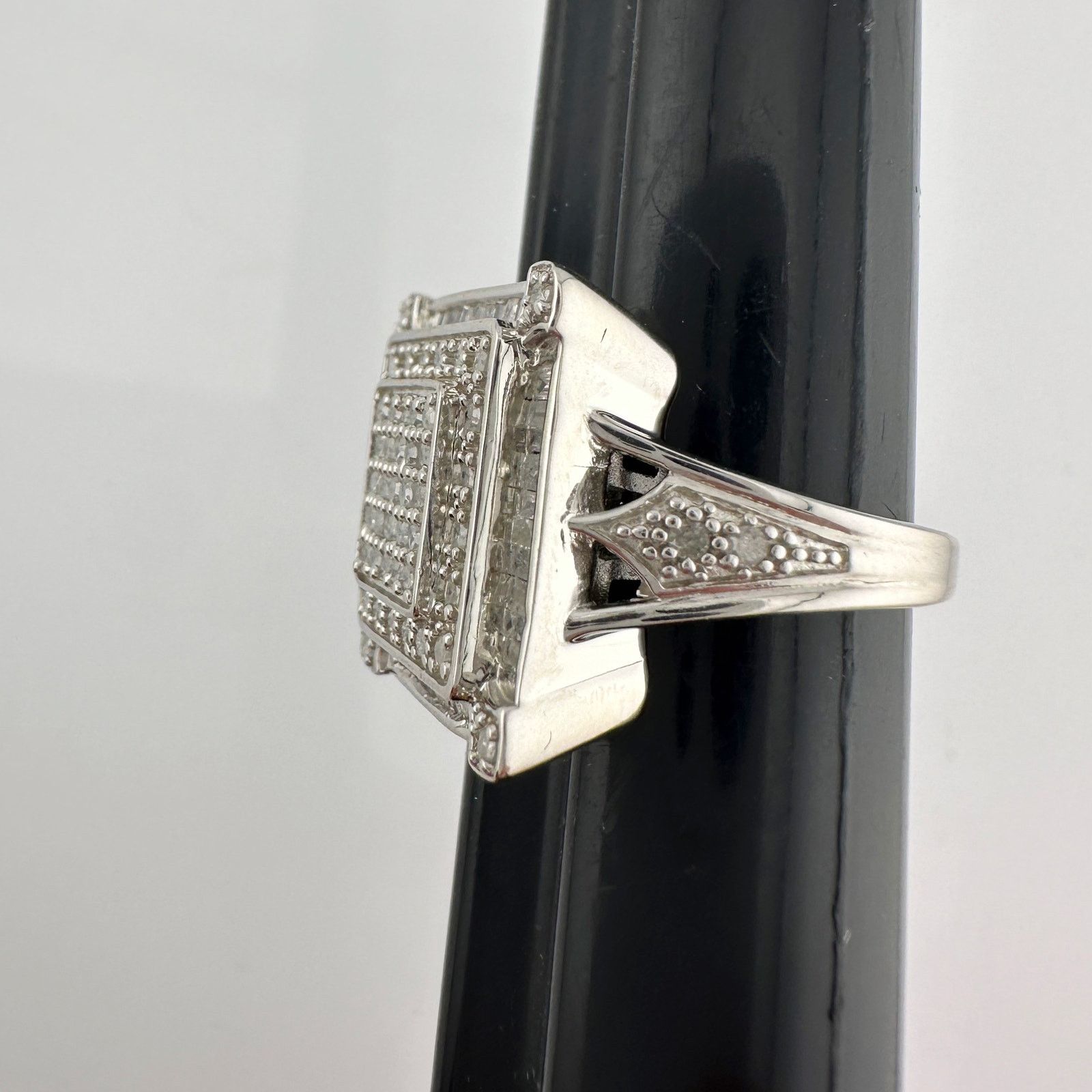 Other Elegant Princess Cut 1.00 Carat Diamond Ring - Size 7.25 Size ONE SIZE - 16 Thumbnail