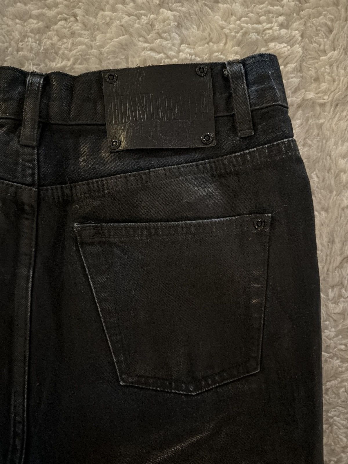 Other handmade rust waxed denim Size US 28 / EU 44 - 2 Thumbnail