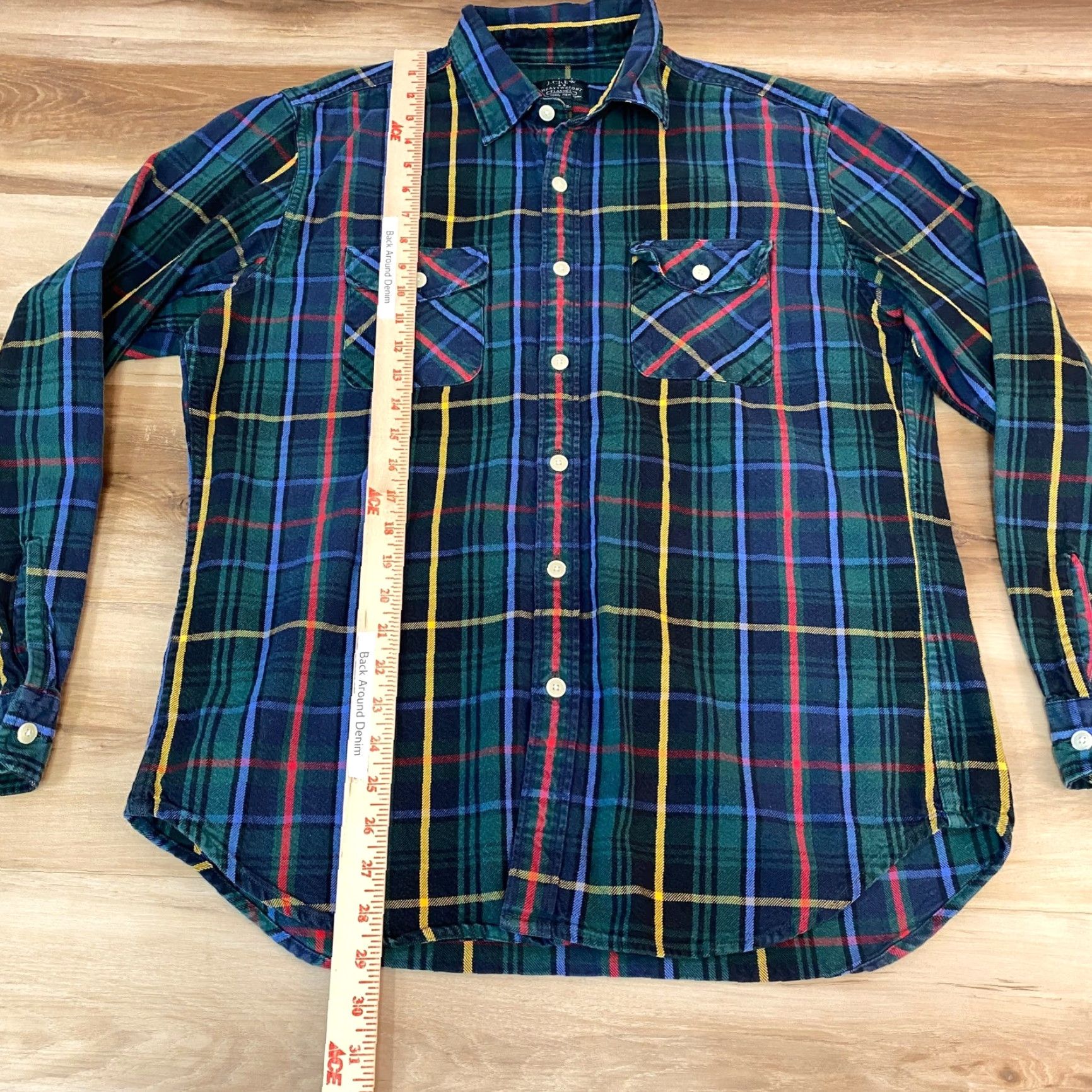 J.Crew J Crew Shirt Mens Large Heavyweight Flannel Multicolor Plaid Button Up Size US L / EU 52-54 / 3 - 5 Thumbnail
