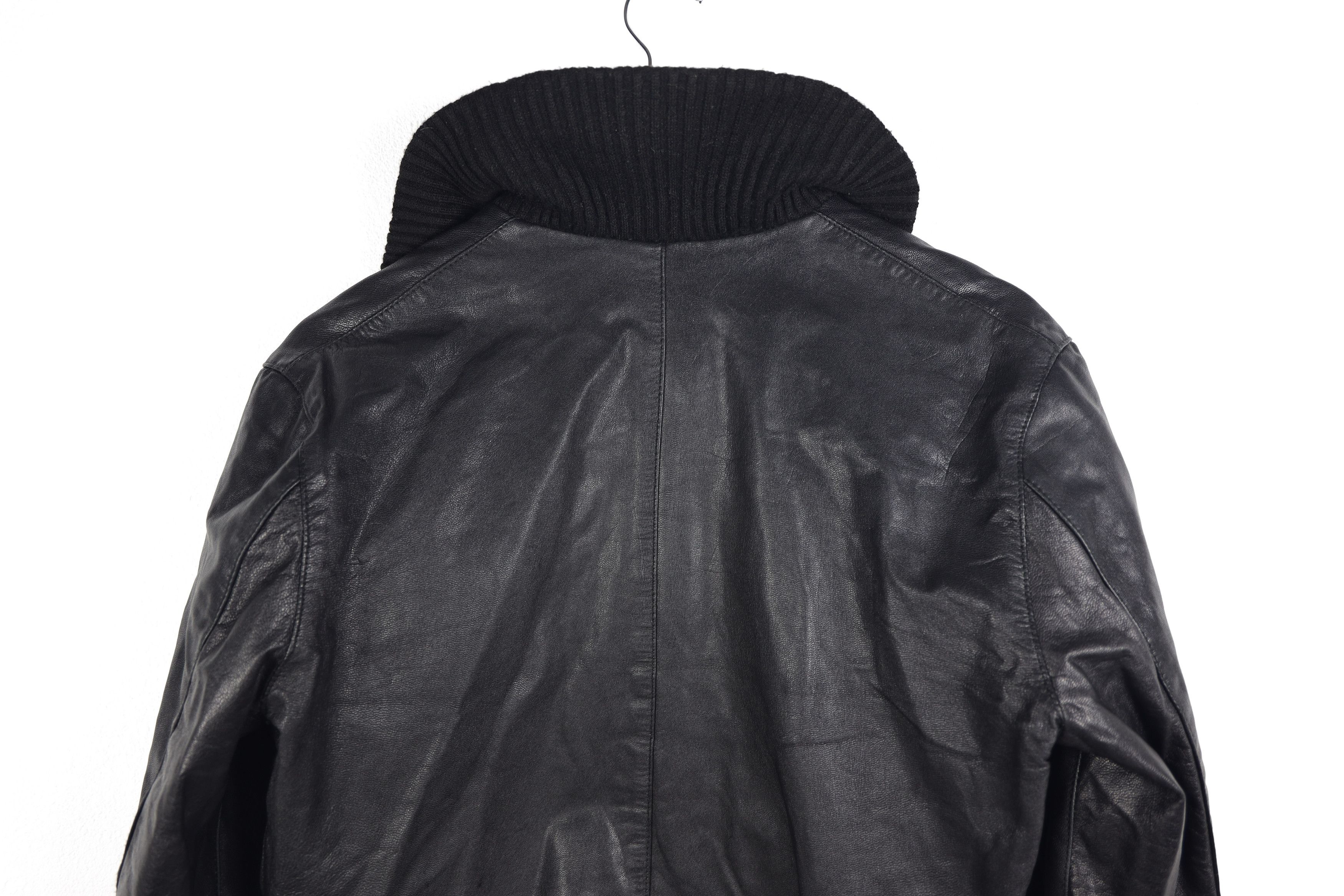 Allsaints All Saints Black Leather Bomber Jacket Small Size US S / EU 44-46 / 1 - 23 Thumbnail