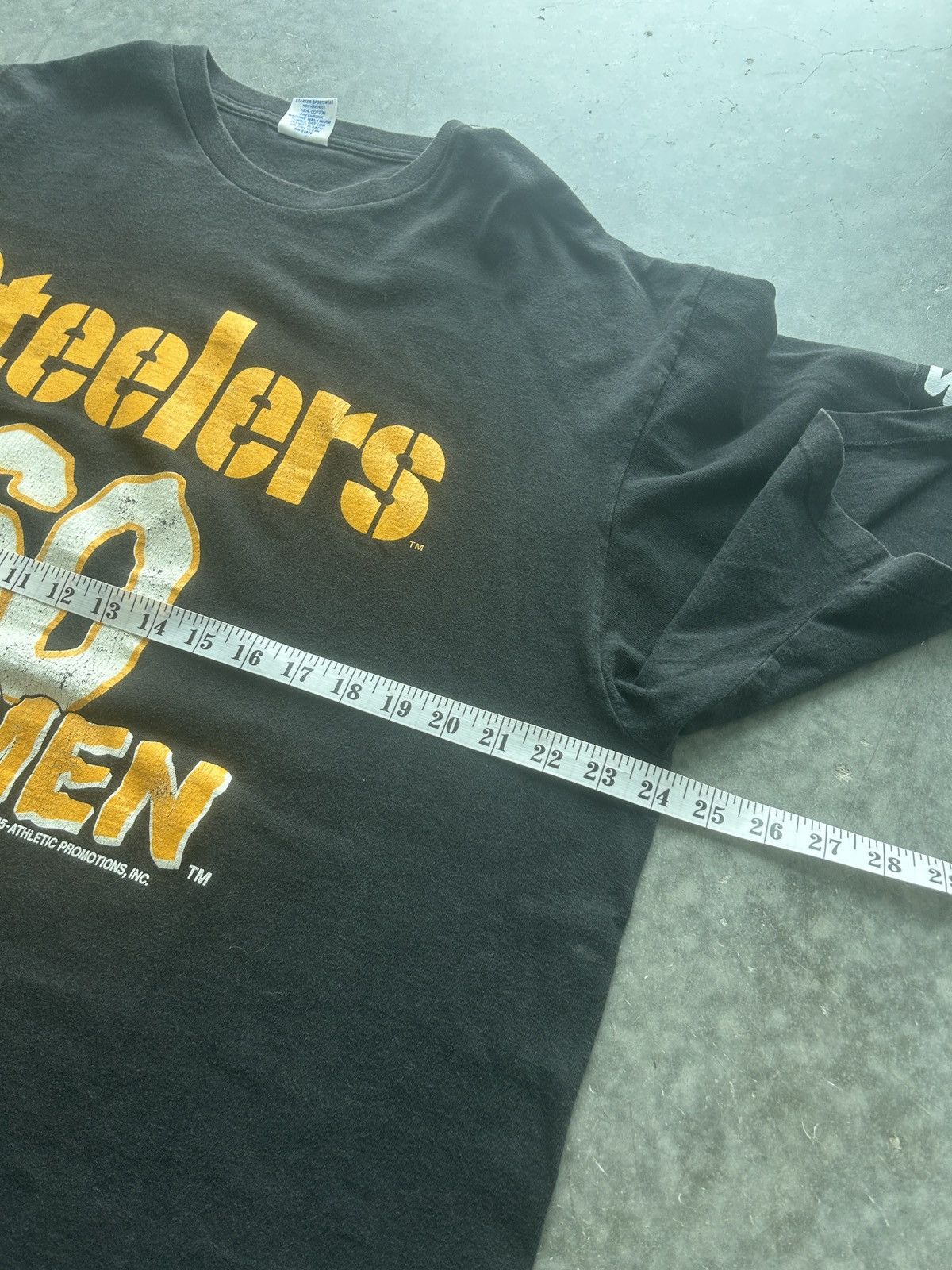 NFL × Starter × Vintage Vintage 90s Pittsburgh Steelers Graphic Tee Size US XL / EU 56 / 4 - 7 Thumbnail