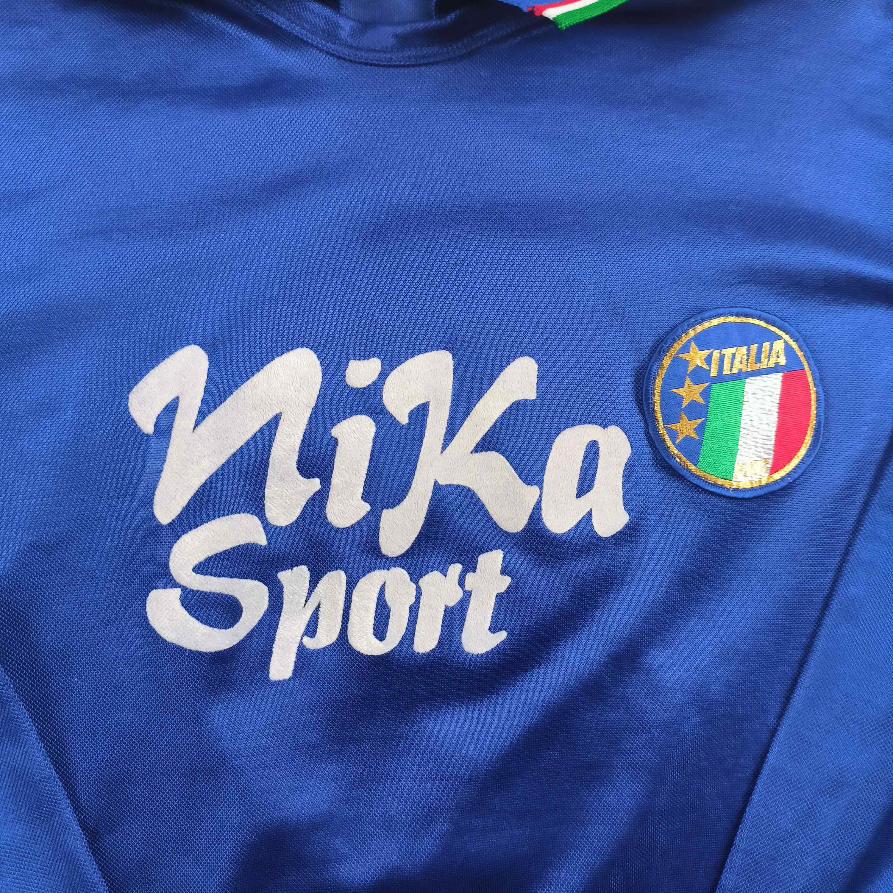 Diadora Italy 1990-92 Diadora home LS #9 football jersey size S Size US S / EU 44-46 / 1 - 3 Thumbnail