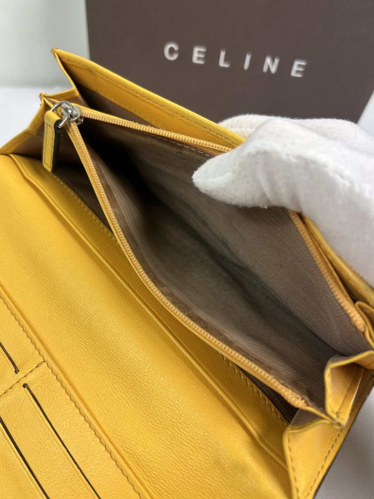 Celine Celine Lemon Flap Long Wallet Size ONE SIZE - 6 Thumbnail