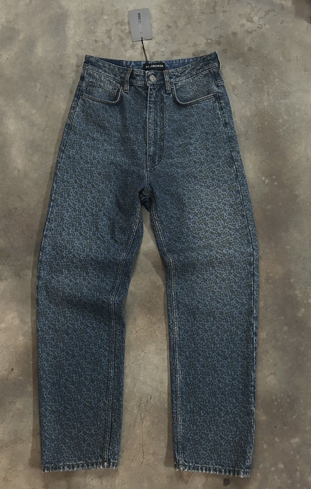 Balenciaga Balenciaga Midnight Blue Teddy Overprint Denim Size US 28 / EU 44 - 1 Thumbnail