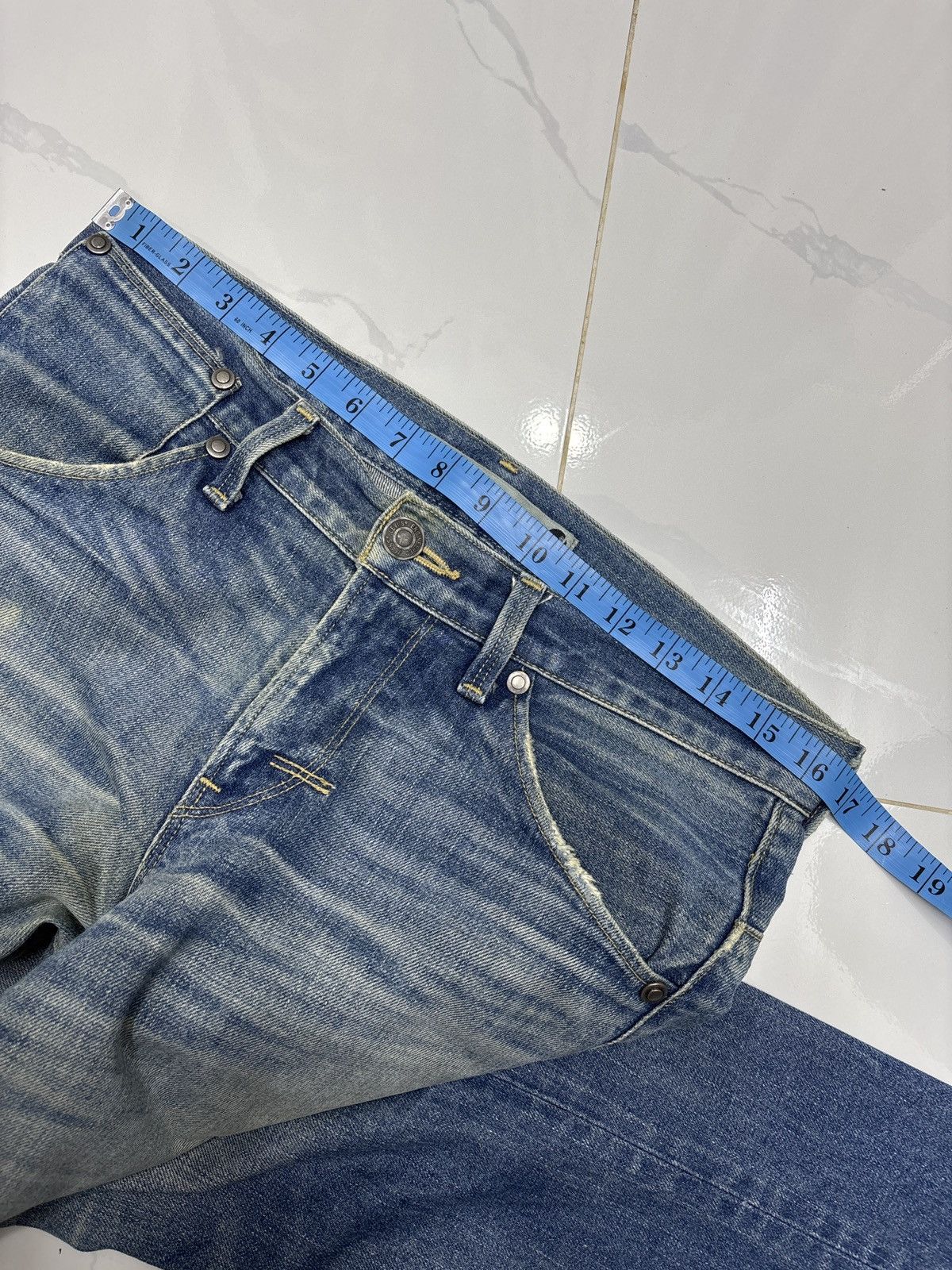 Engineered Garments × Levi's Levis Engineered 1999 Flare Twist Rusty Flared Jeans Size US 33 - 12 Thumbnail