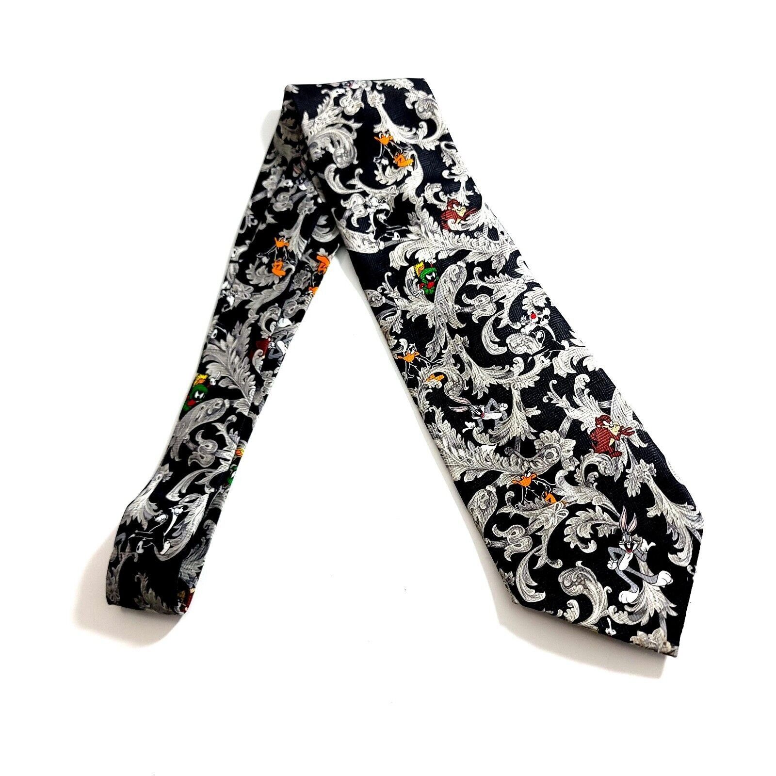 Warner Bros Looney Tunes Warner Brothers Polyester Black Baroque Print S Size ONE SIZE - 7 Thumbnail