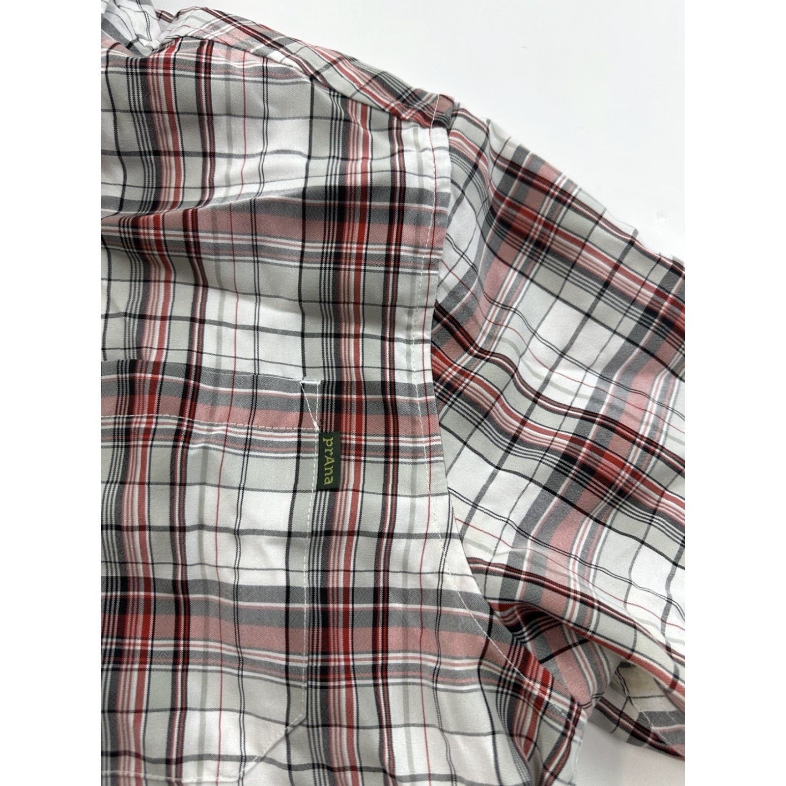 Prana Prana Shirt Mens Medium Plaid Short Sleeve Button-Up Multicolor Shirt Mens Button-Up Short Sleeve Plaid Prana Size US M / EU 48-50 / 2 - 2 Thumbnail