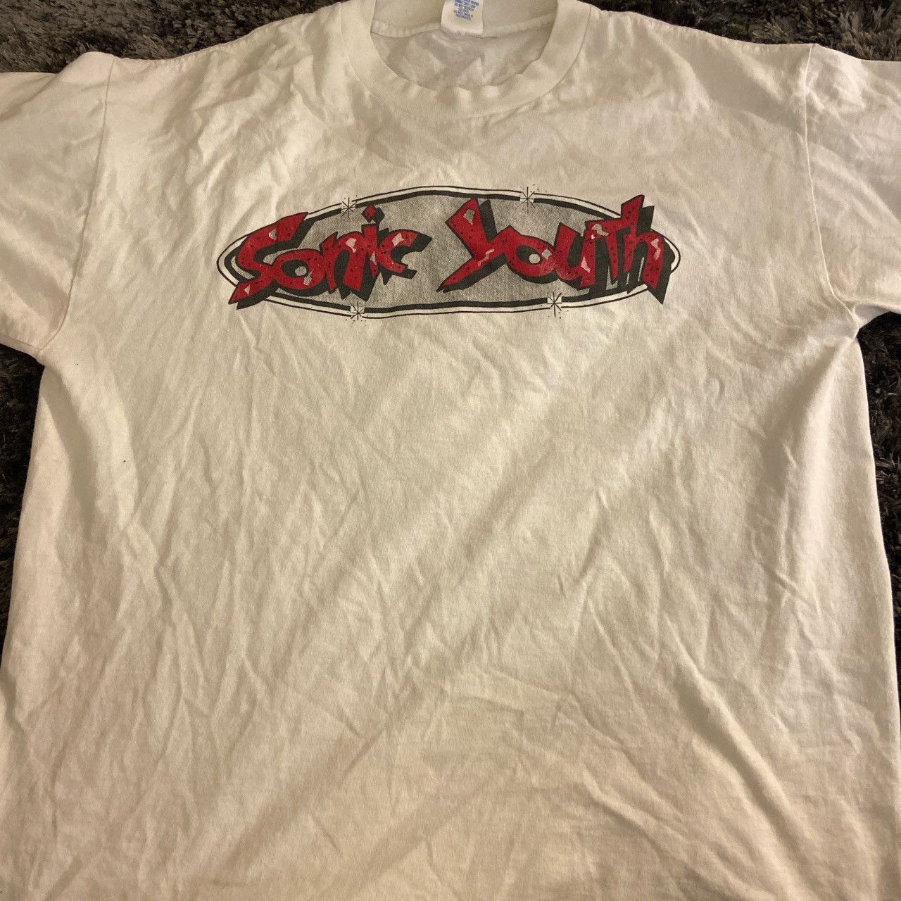 Band Tees × Vintage Vintage sonic youth shirt Size US XL / EU 56 / 4 - 1 Thumbnail