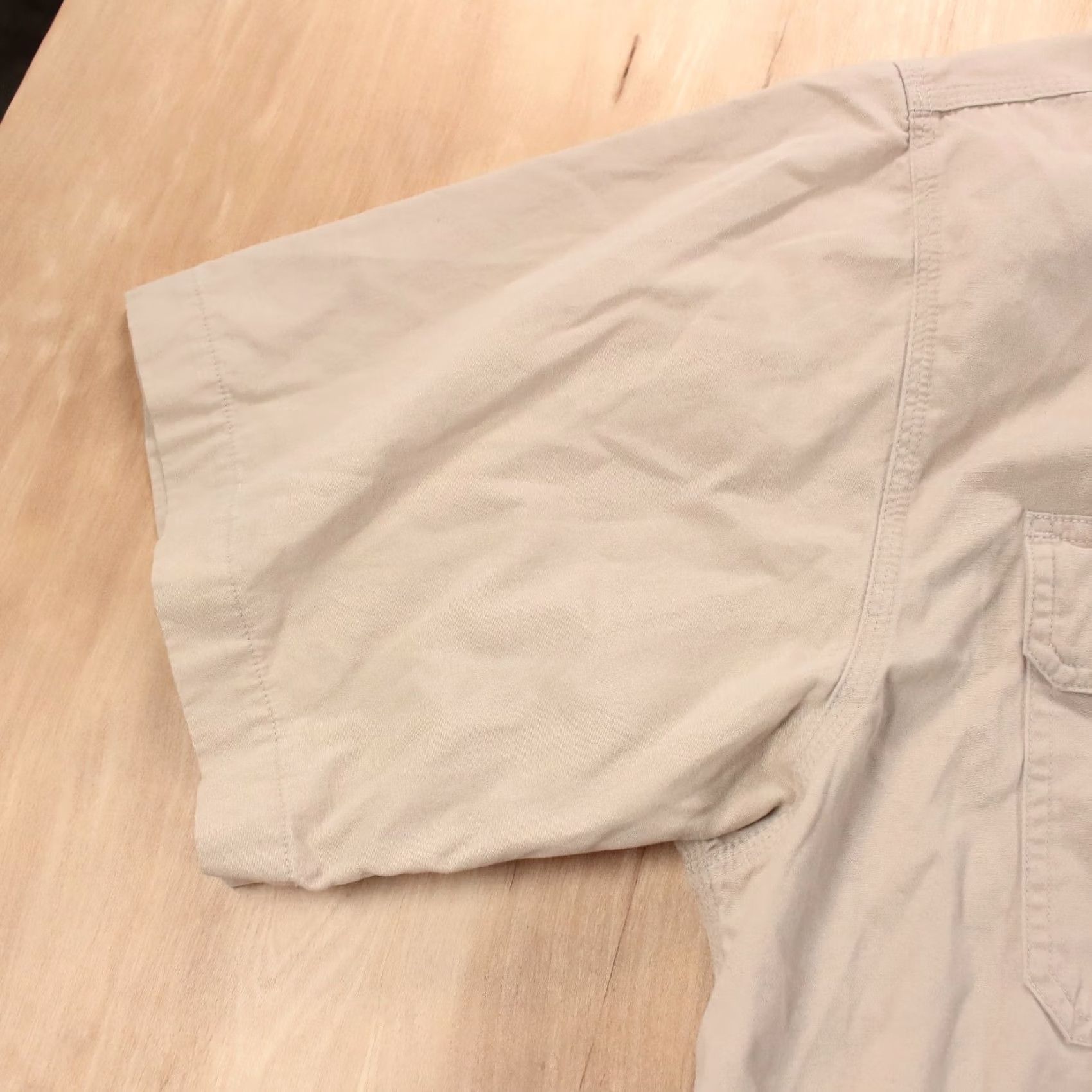 Carhartt CARHARTT mens short sleeve work shirt XL beige tan Size US XL / EU 56 / 4 - 4 Thumbnail