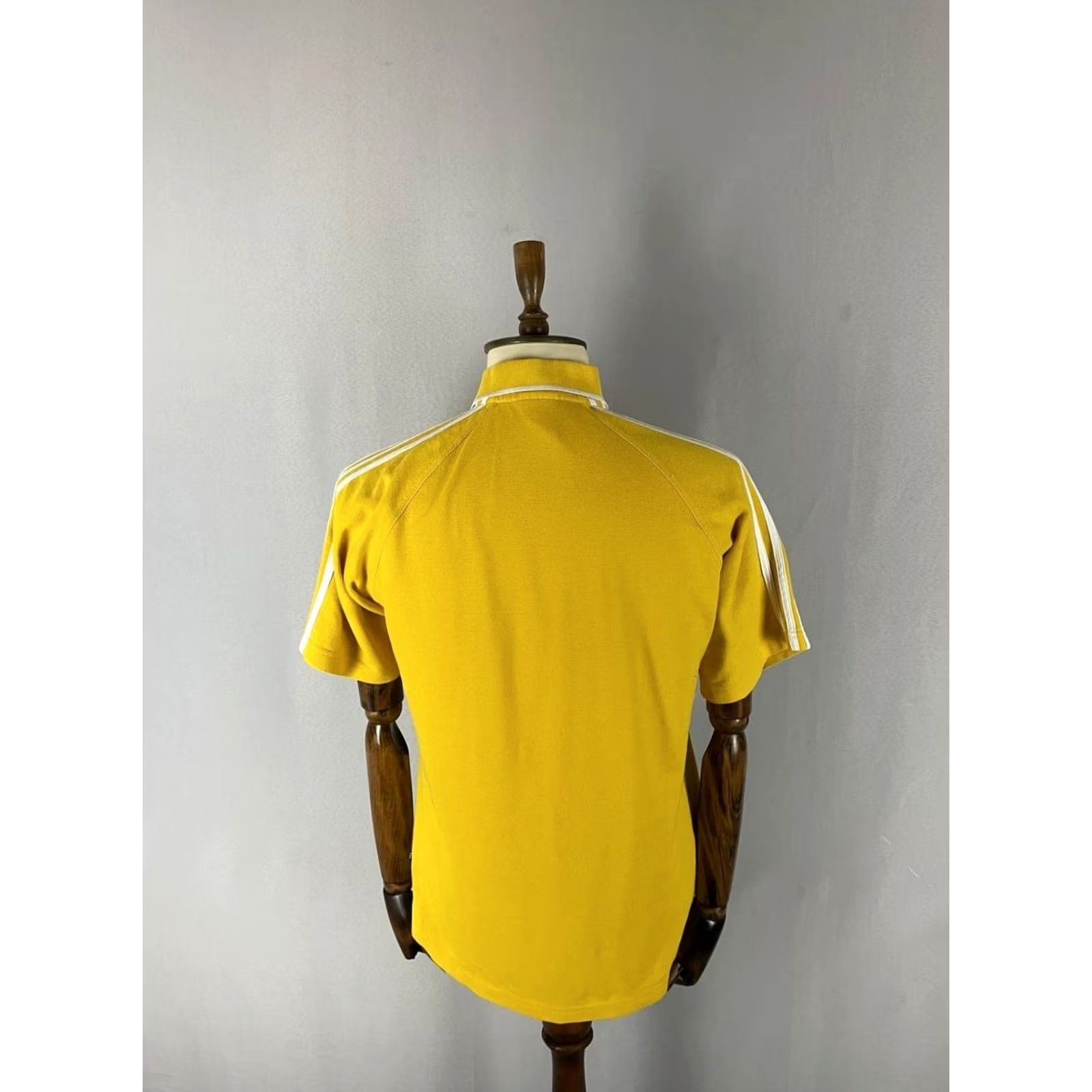 Adidas Adidas Polo Shirt Mens Size M Yellow Golf Short Sleeve Cotton Collared Button Size US M / EU 48-50 / 2 - 2 Thumbnail