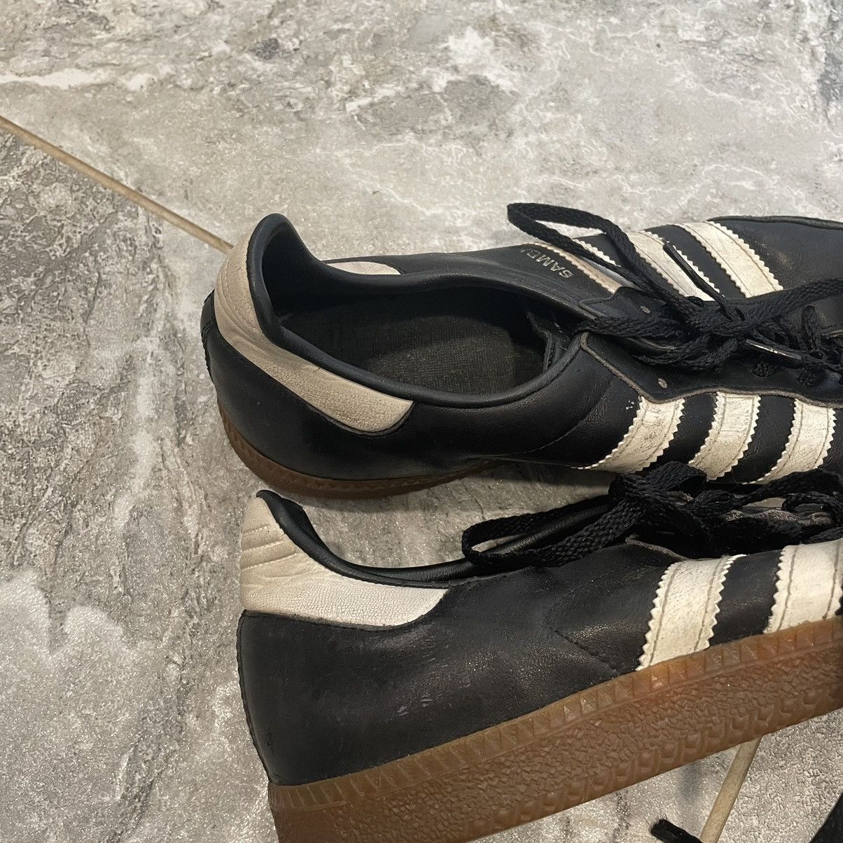 adidas gazelle silver green womens adidas Samba OG Black White Gum 9 main image 1
