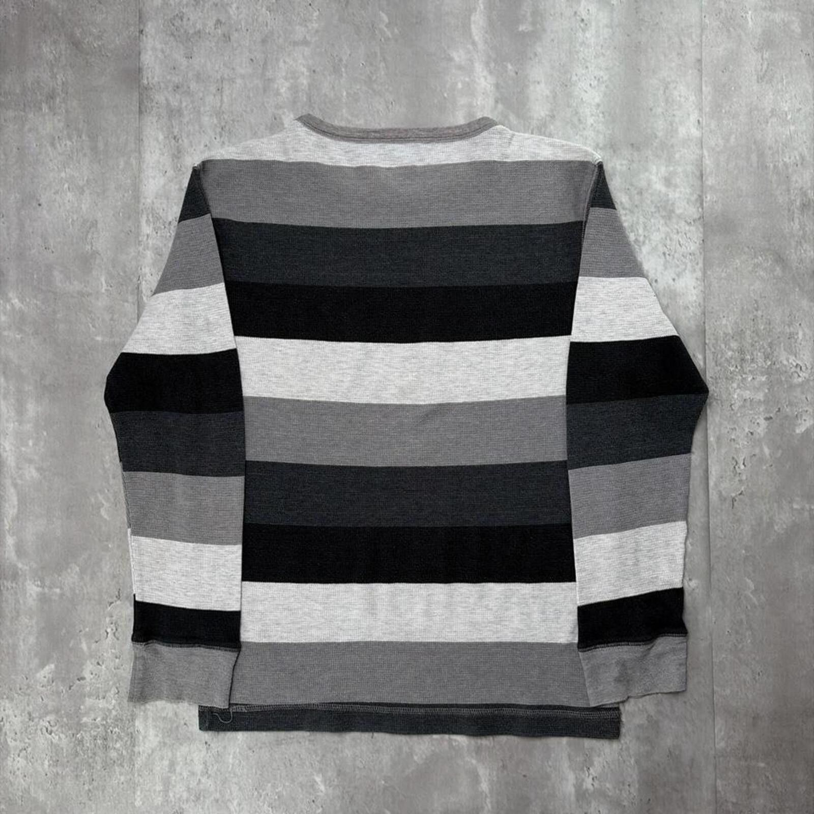 Other Y2K Blind Rooster Grunge Striped Long Sleeve Thermal Shirt Size US L / EU 52-54 / 3 - 7 Thumbnail