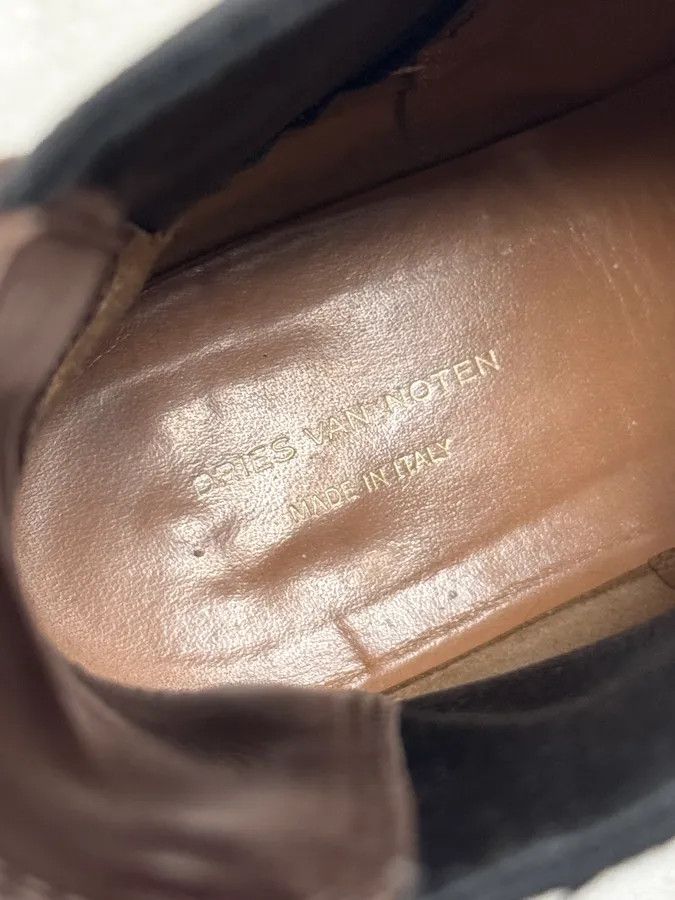 Dries Van Noten 2000s Dries Van Noten Brown Suede Leather Boots Size US 7 / EU 40 - 8 Thumbnail