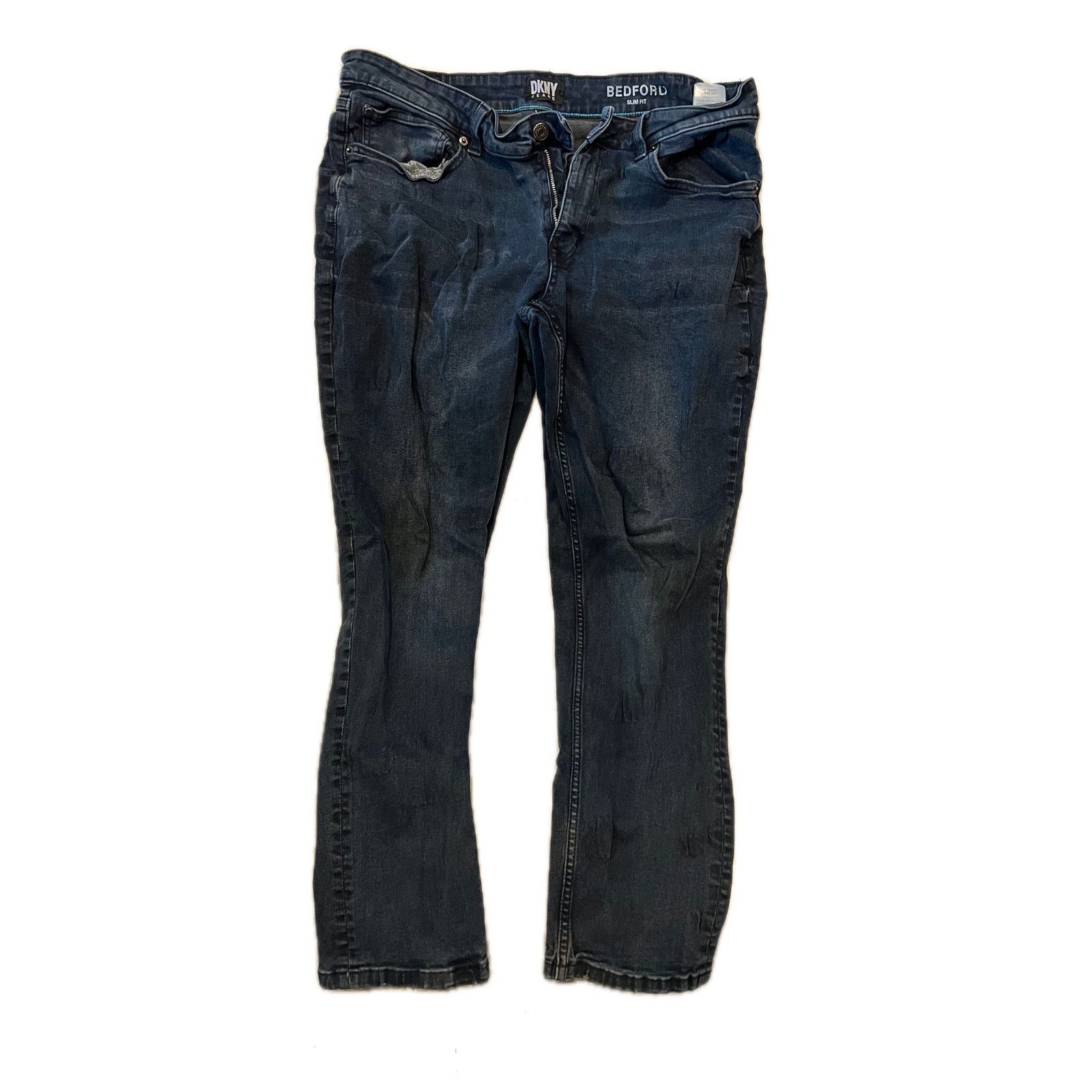 DKNY DKNY Bedford Slim Fit Jeans Blue Mens 34x30 Size US 34 / EU 50 - 1 Thumbnail
