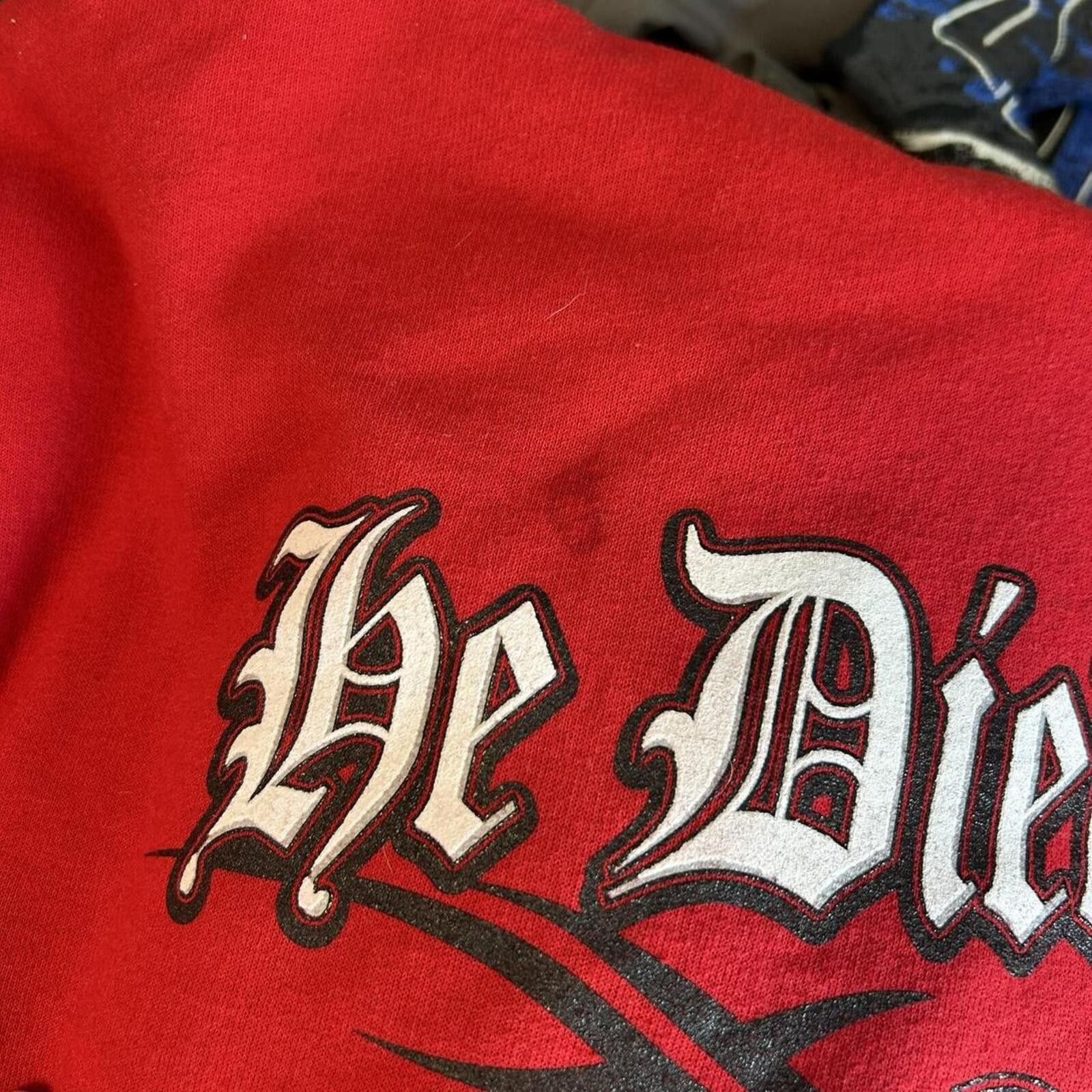 West Coast Choppers Vintage Red Jesus Hoodie West Coast Choppers style hoodie XL Size US XL / EU 56 / 4 - 7 Thumbnail