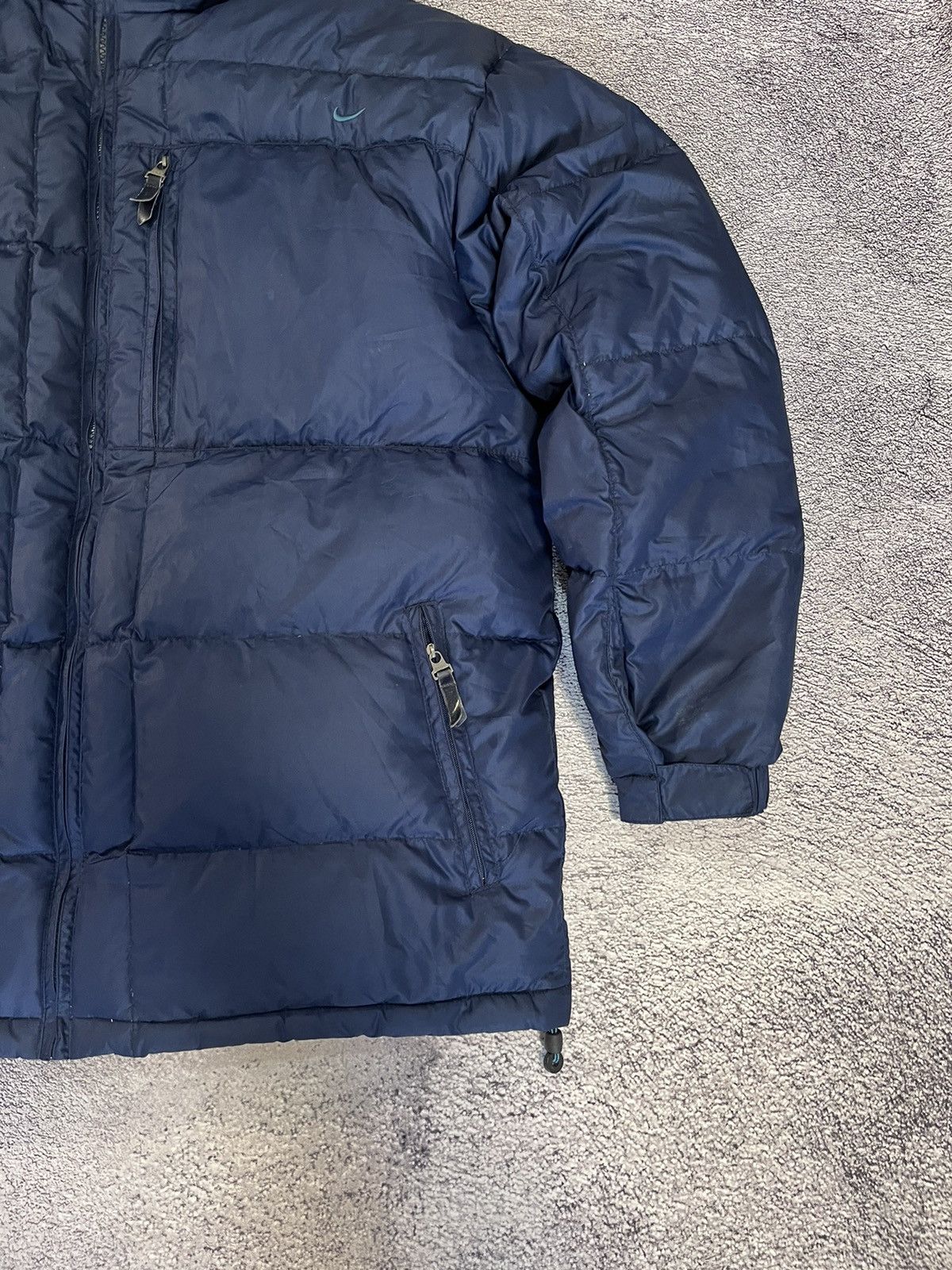 Nike Nike Men’s Down Jacket Puffer Winter Vintage Blue Mini Logo Size US S / EU 44-46 / 1 - 10 Thumbnail