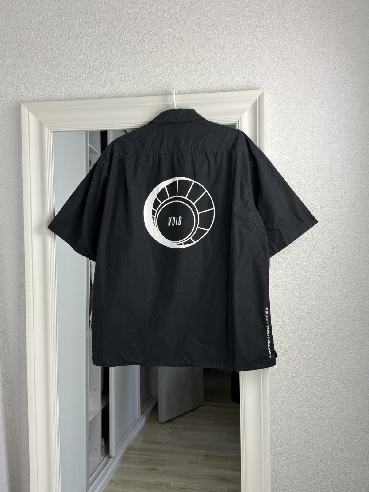 Diesel Diesel Black Shirt “Void” Rare Shirt Diesel Short Sleeve XXL Size US XXL / EU 58 / 5 - 14 Thumbnail