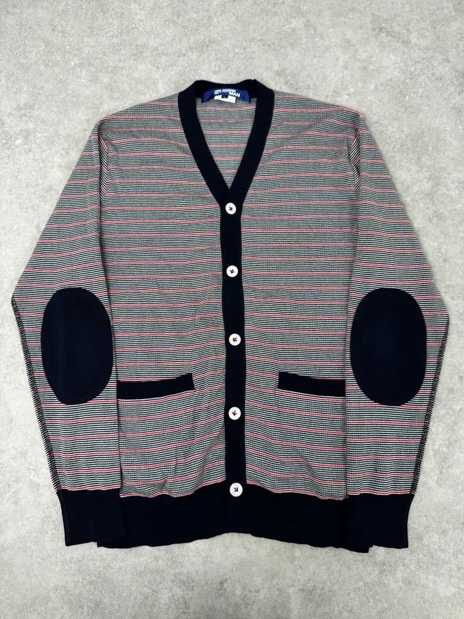 Comme des Garcons Junya Watanabe Comme des Garçons Striped Classy Cardigan Size US M / EU 48-50 / 2 - 1 Thumbnail