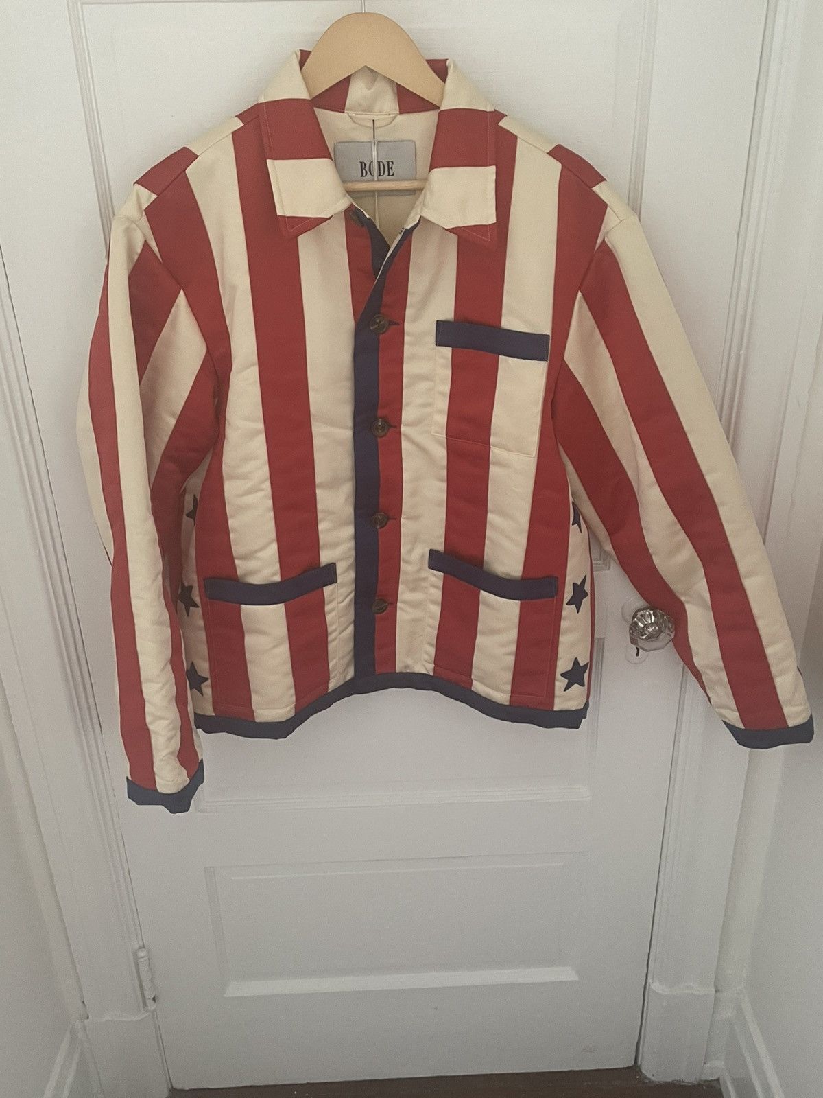 Bode Bode Americans Stripe Jacket Size M/L Size US M / EU 48-50 / 2 - 1 Thumbnail